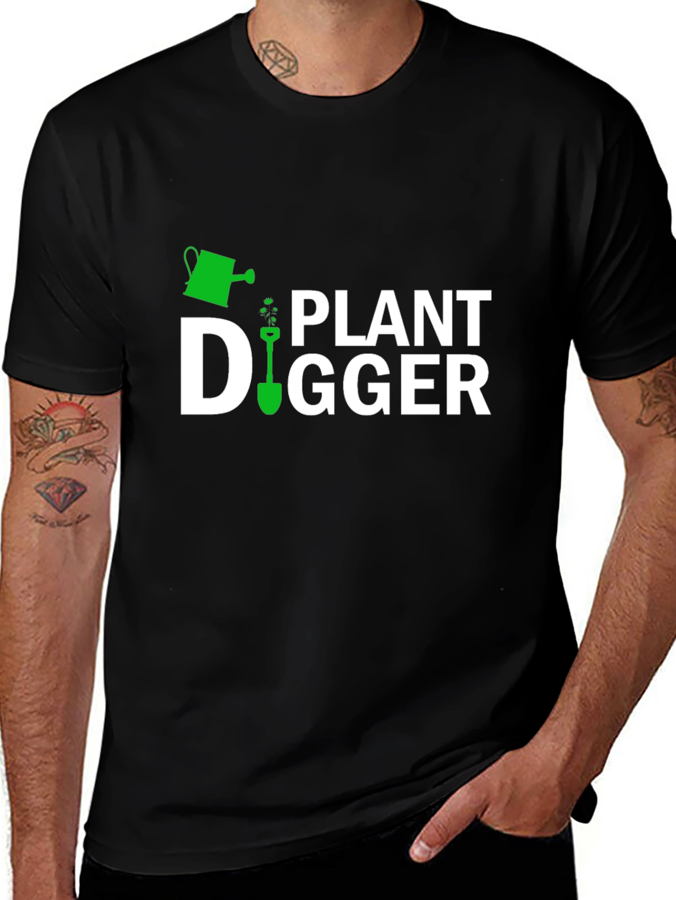 Plant Digger Graphic T-Shirt - Gardener Gift