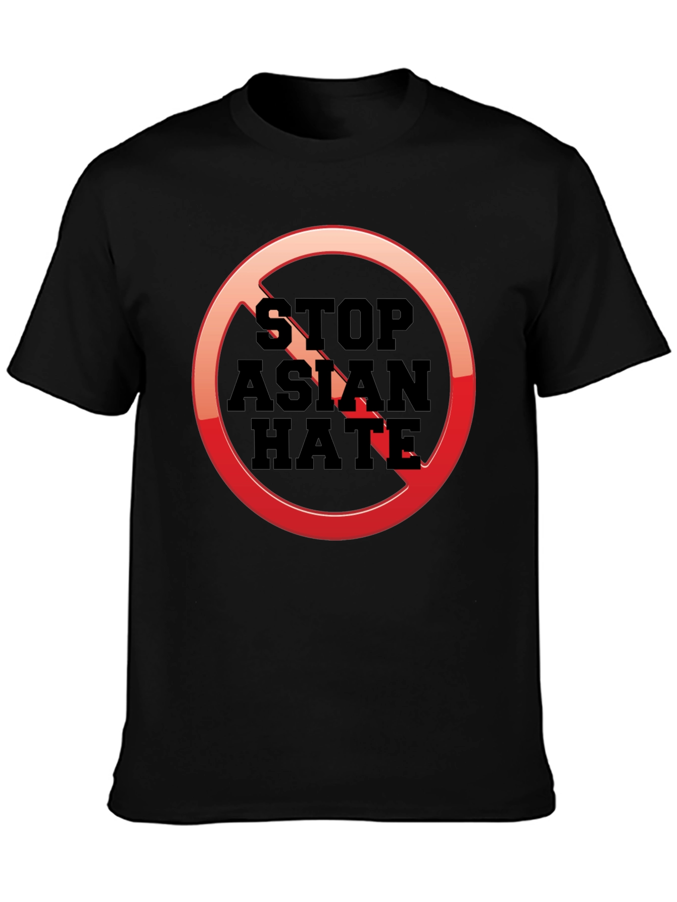 Stop Asian Hate T-Shirt - Black