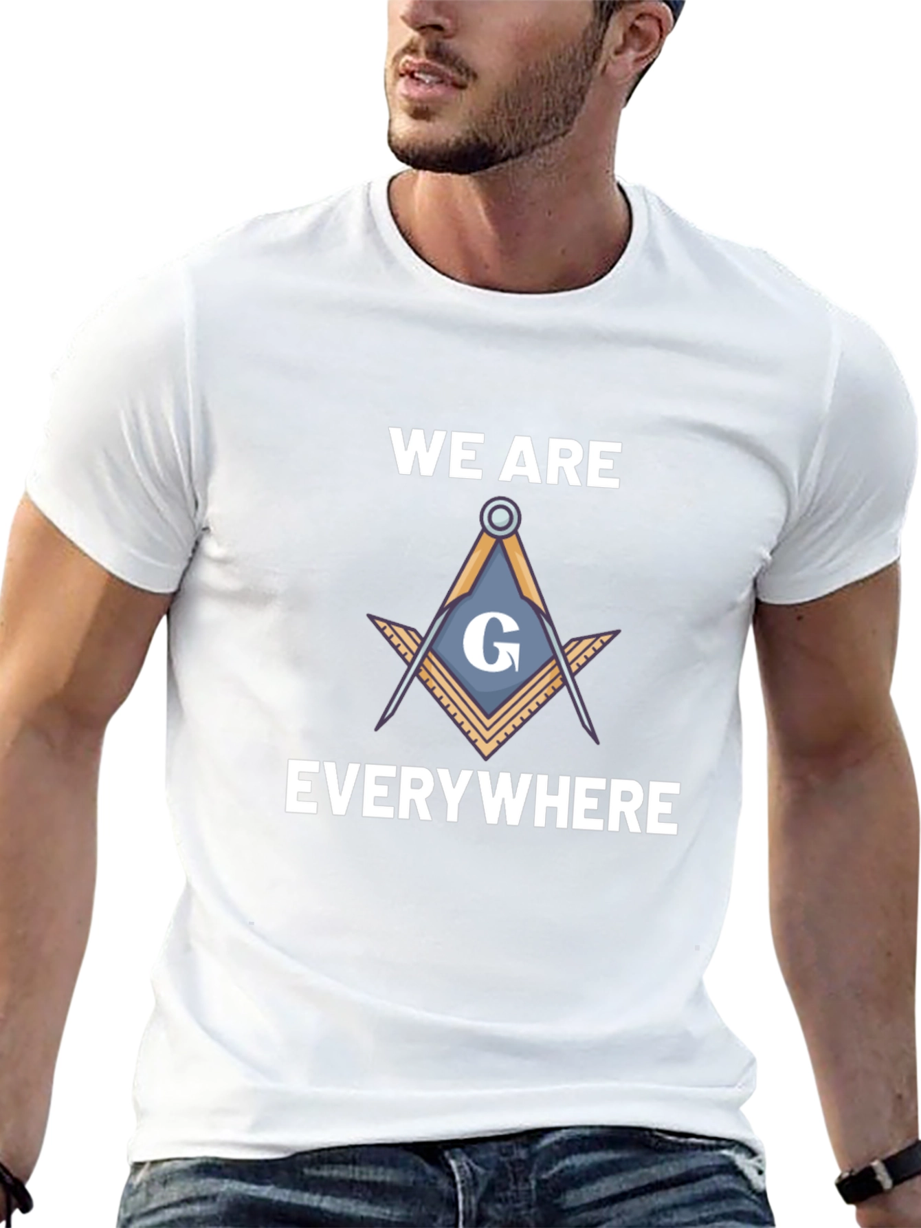 Masonic T-Shirt - We Are Everywhere Symbol