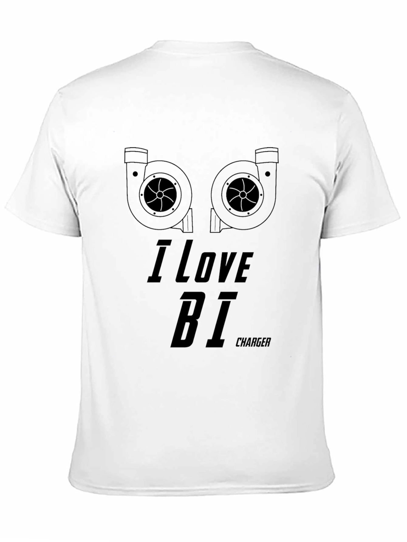 I Love BI Charger Black T-Shirt