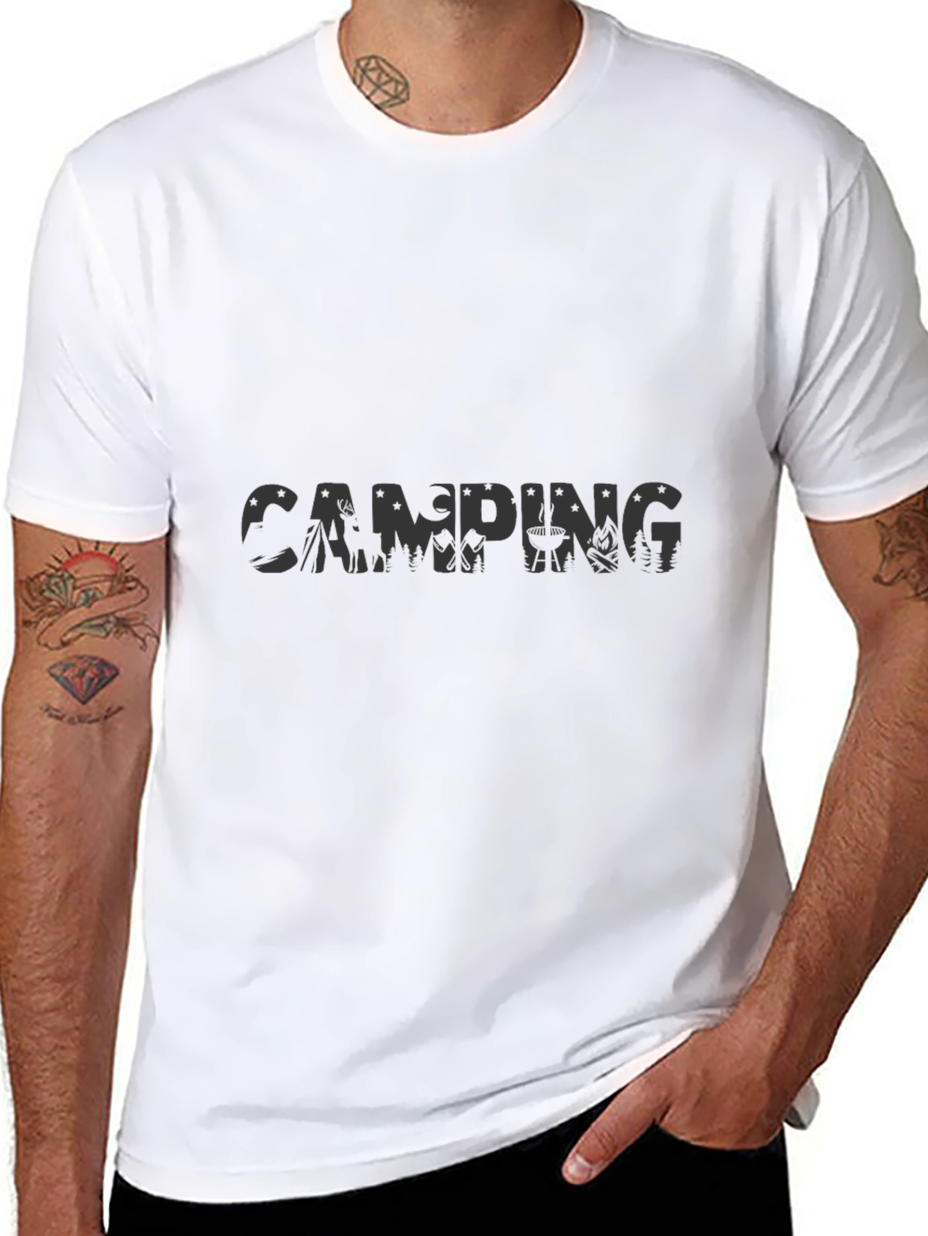 Camping Graphic Tee - Adventure Ready!
