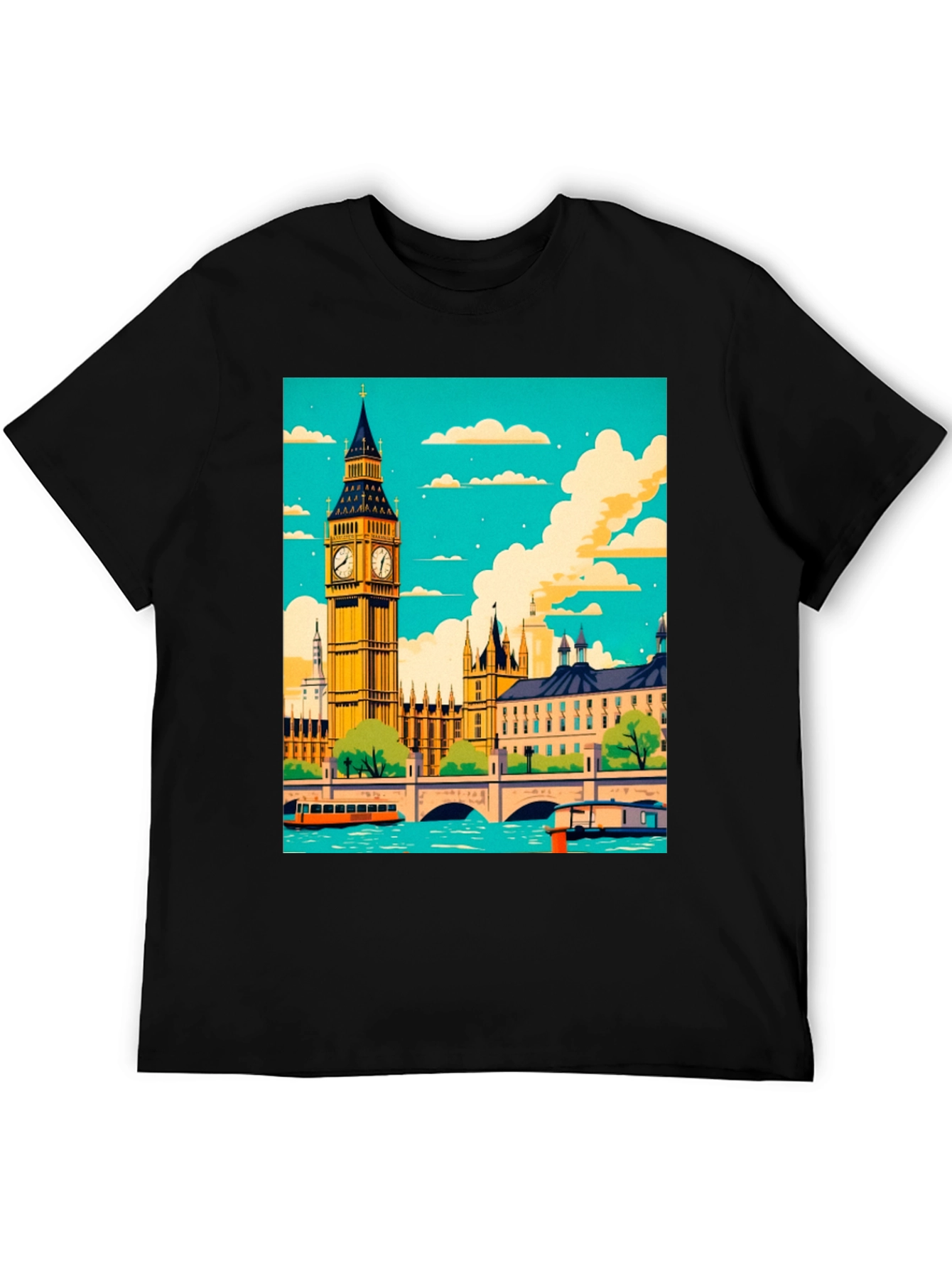 London Big Ben Graphic Tee