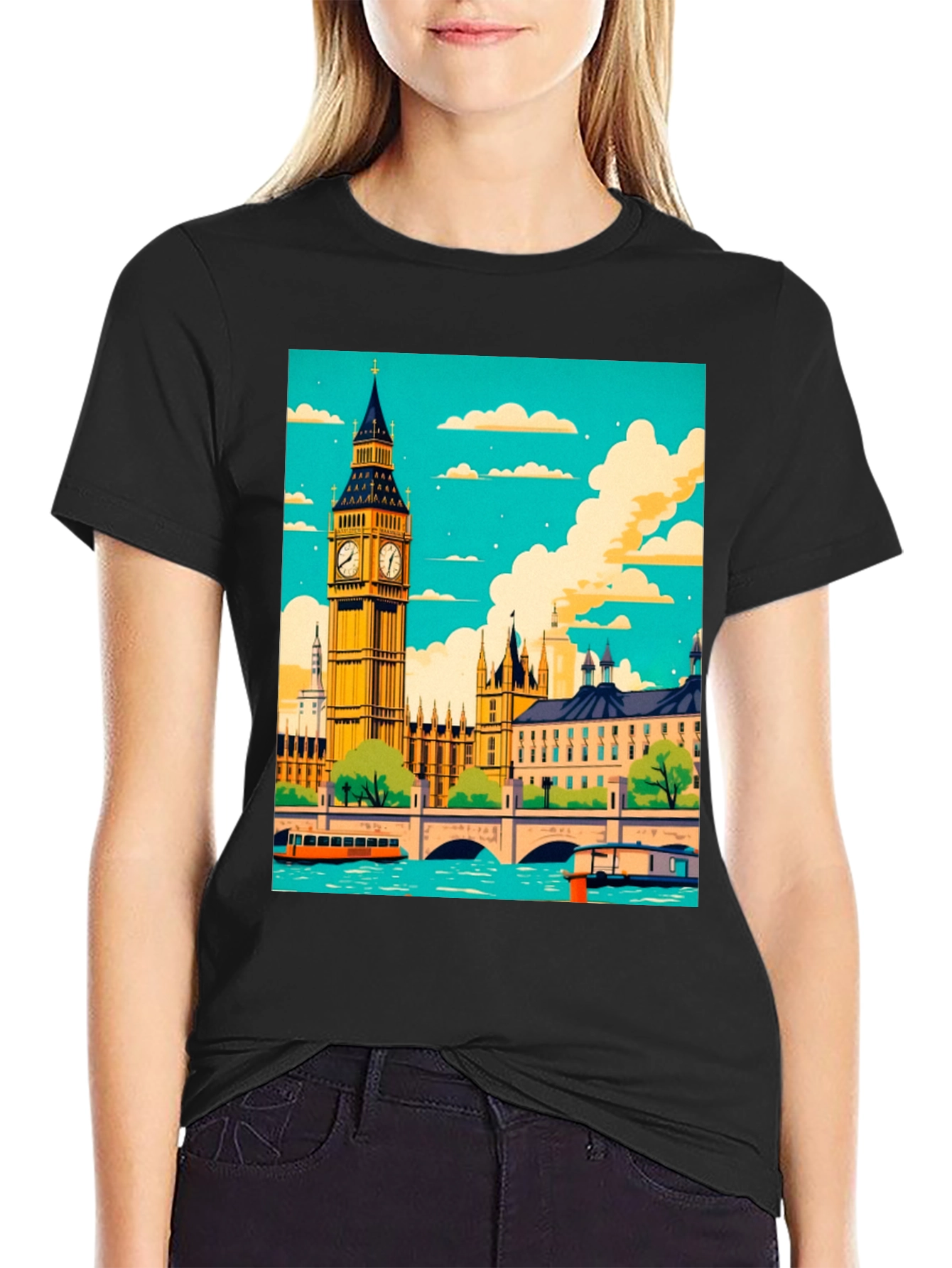 London Big Ben Graphic Tee