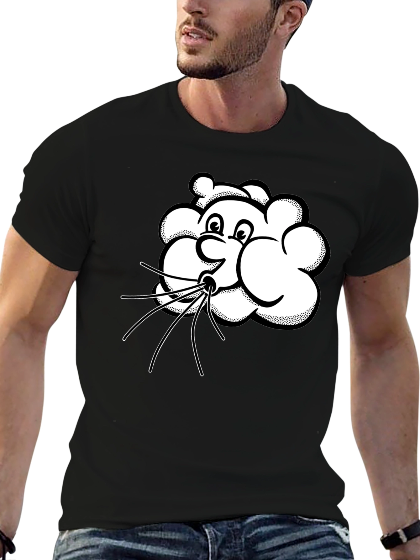 Funny Wind Cloud Graphic T-Shirt