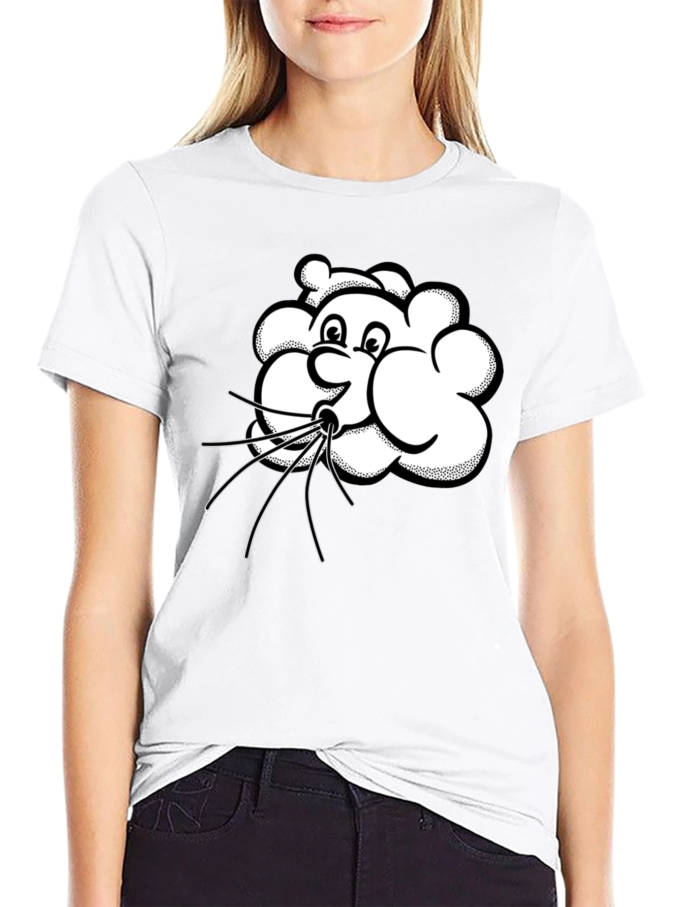 Funny Wind Cloud Graphic T-Shirt
