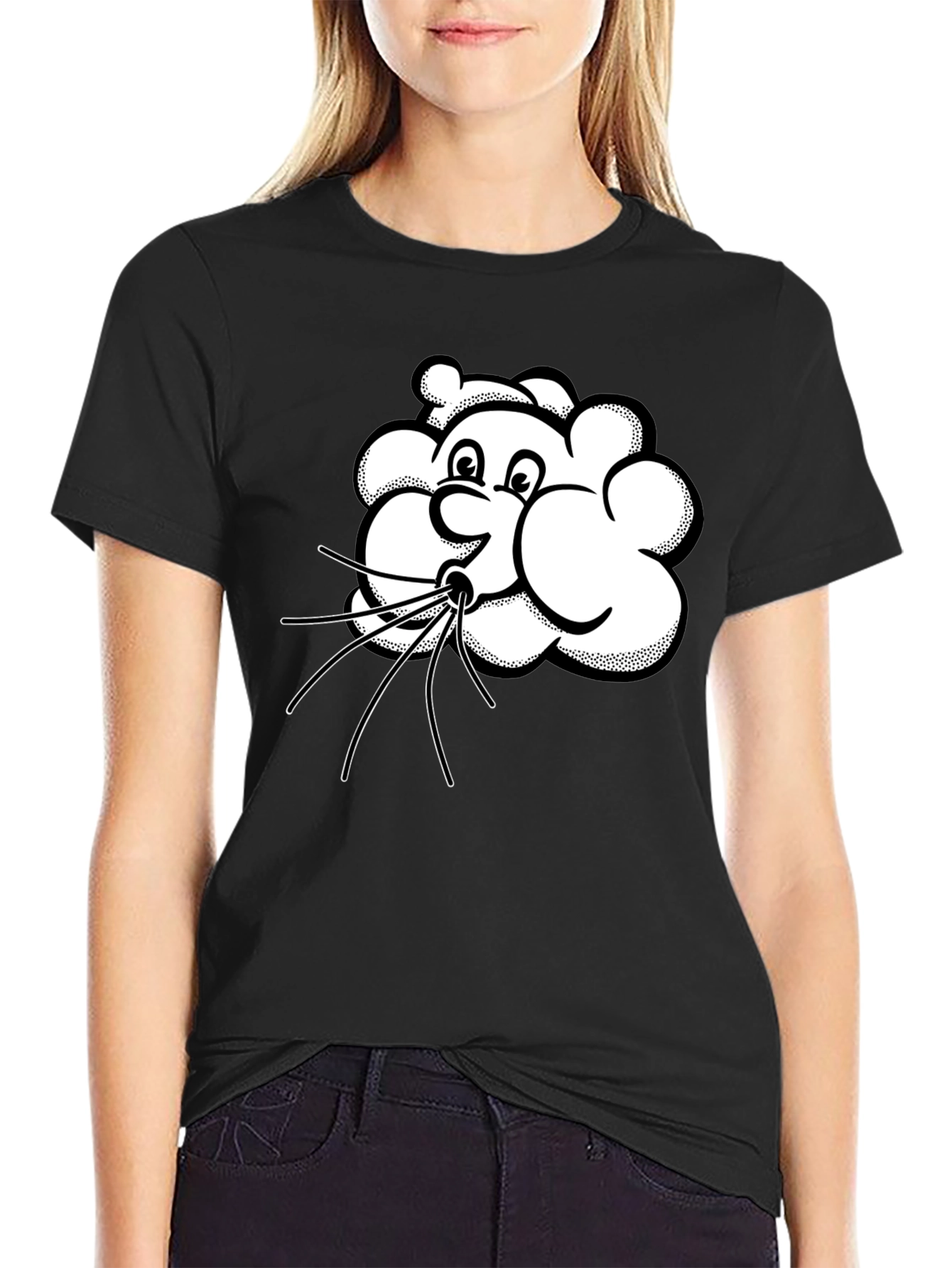 Funny Wind Cloud Graphic T-Shirt