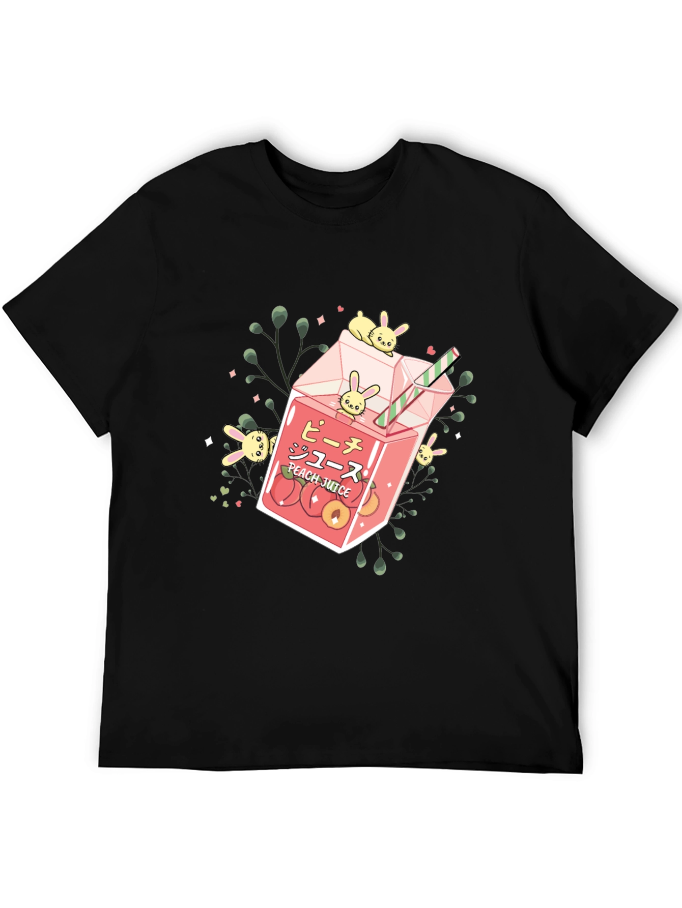Peach Juice Cute Graphic T-Shirt