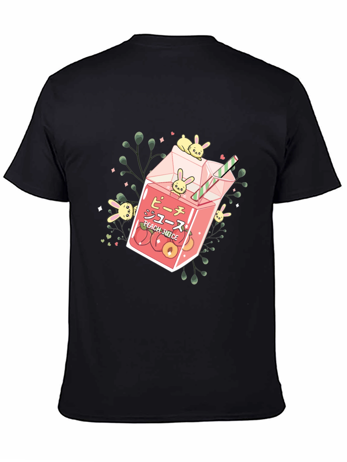 Peach Juice Cute Graphic T-Shirt