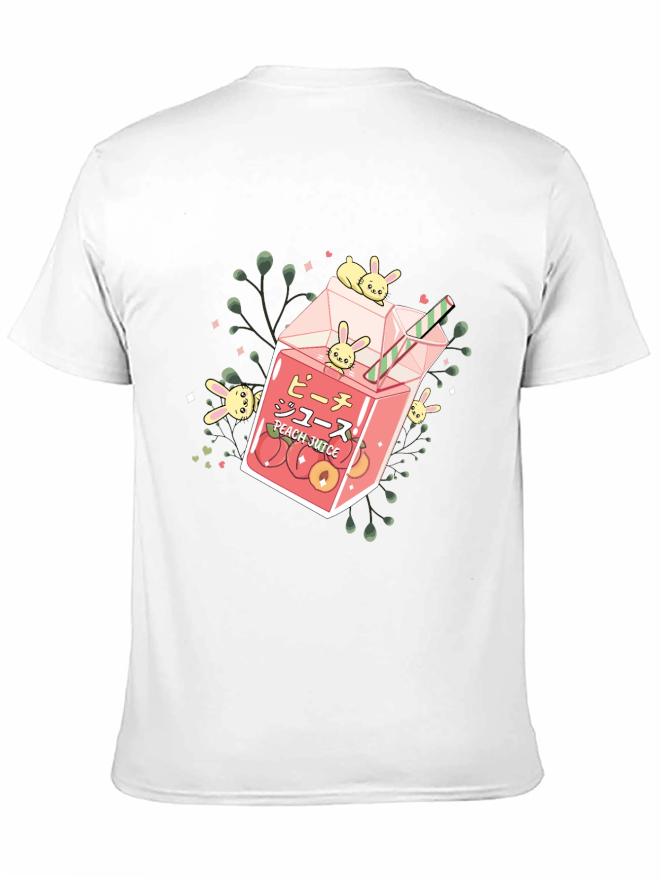 Peach Juice Cute Graphic T-Shirt