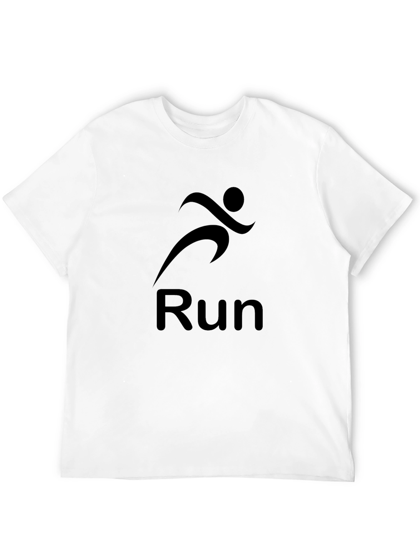 Black Run Graphic T-Shirt