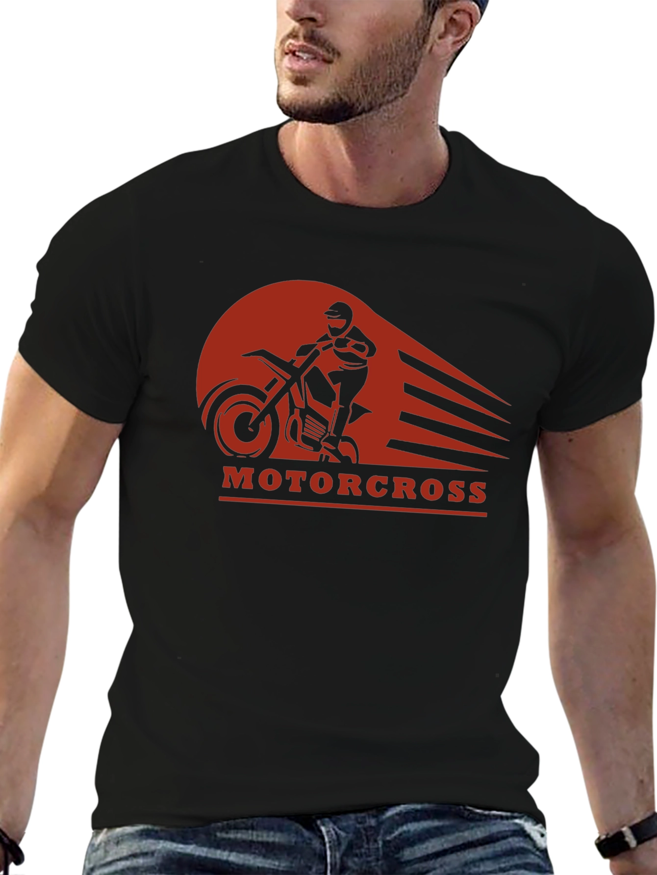 Motocross Graphic Tee - Black