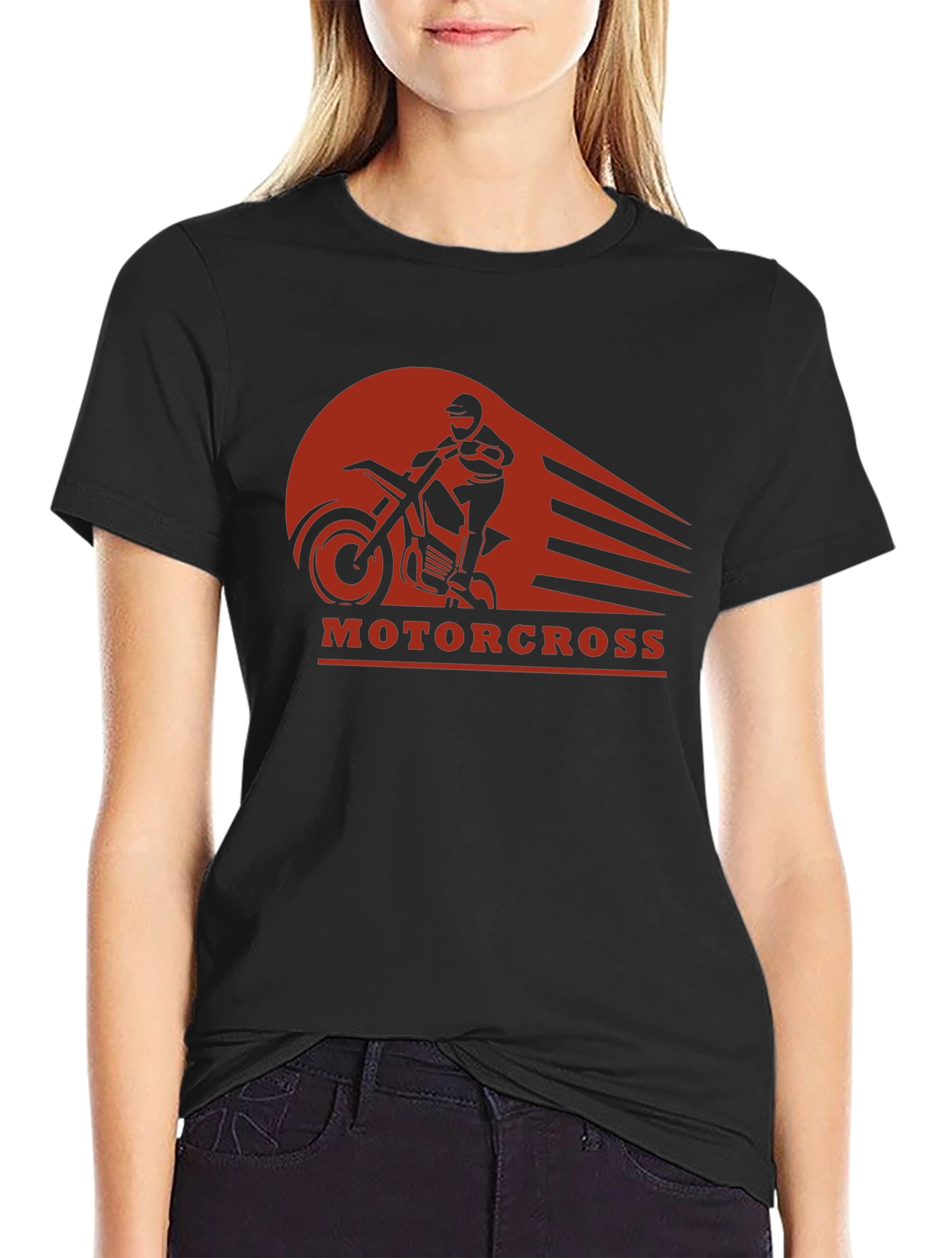 Motocross Graphic Tee - Black