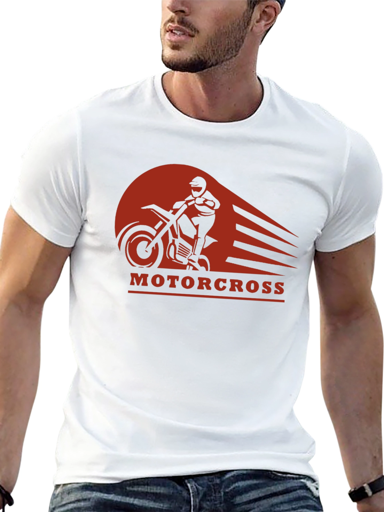 Motocross Graphic Tee - Black