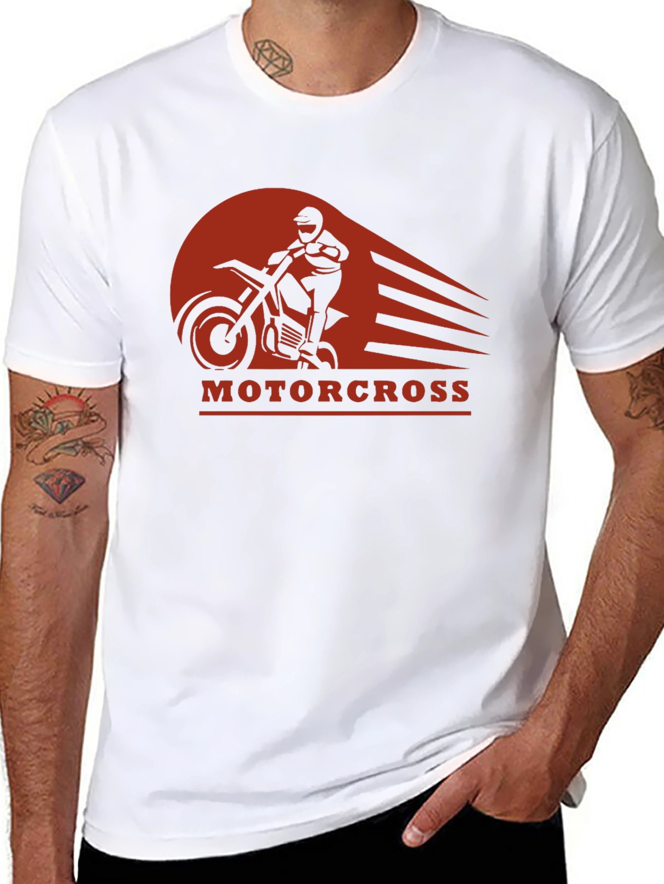 Motocross Graphic Tee - Black