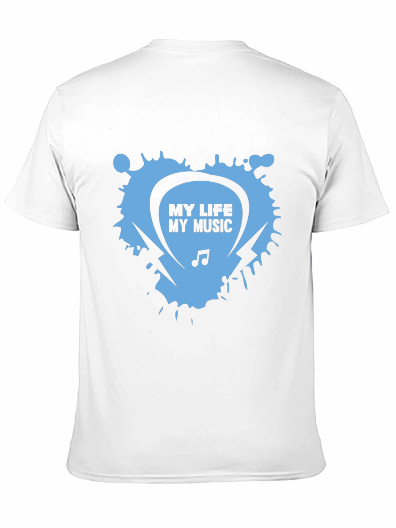 My Life My Music Black Graphic Tee