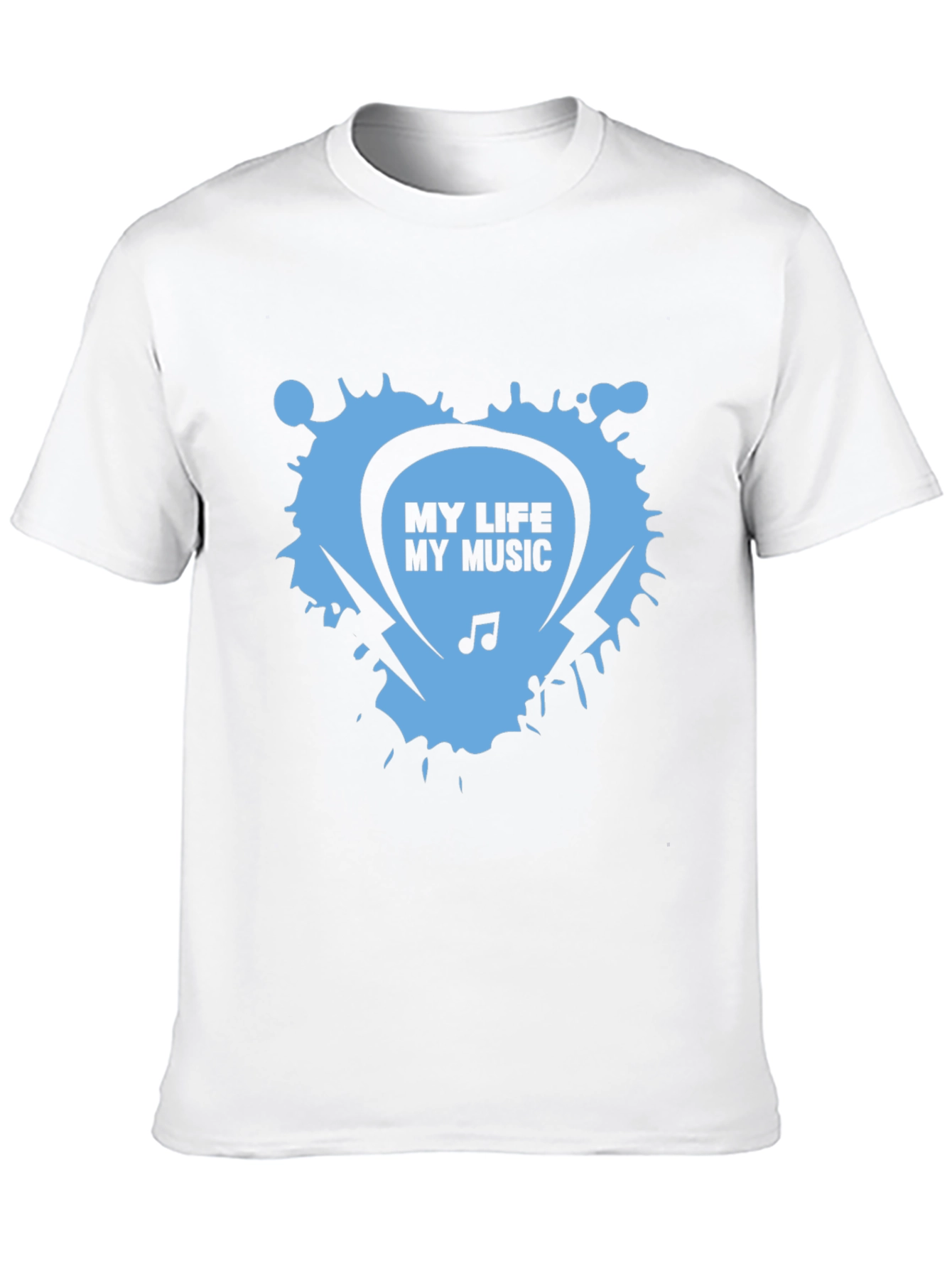 My Life My Music Black Graphic Tee