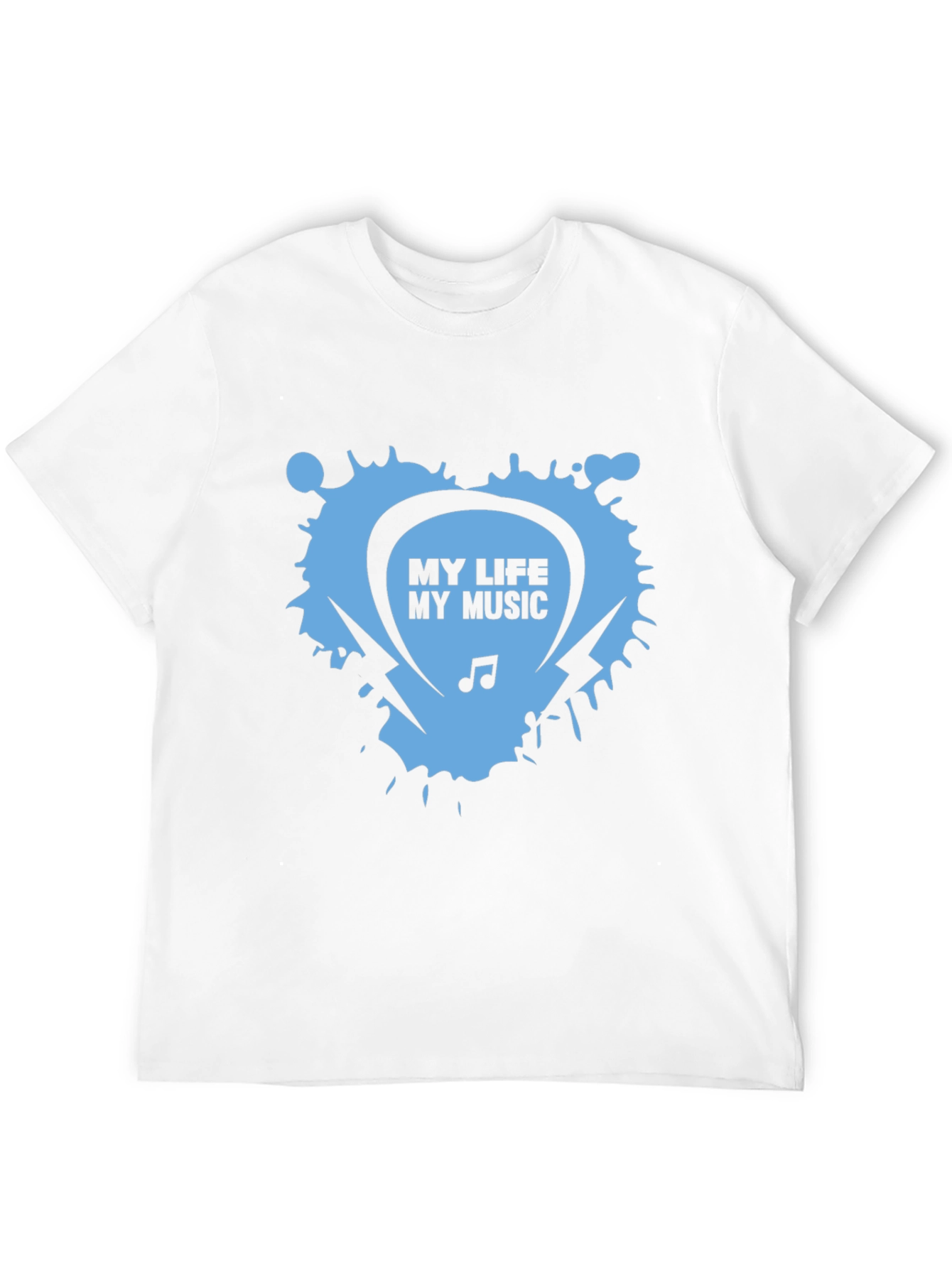 My Life My Music Black Graphic Tee