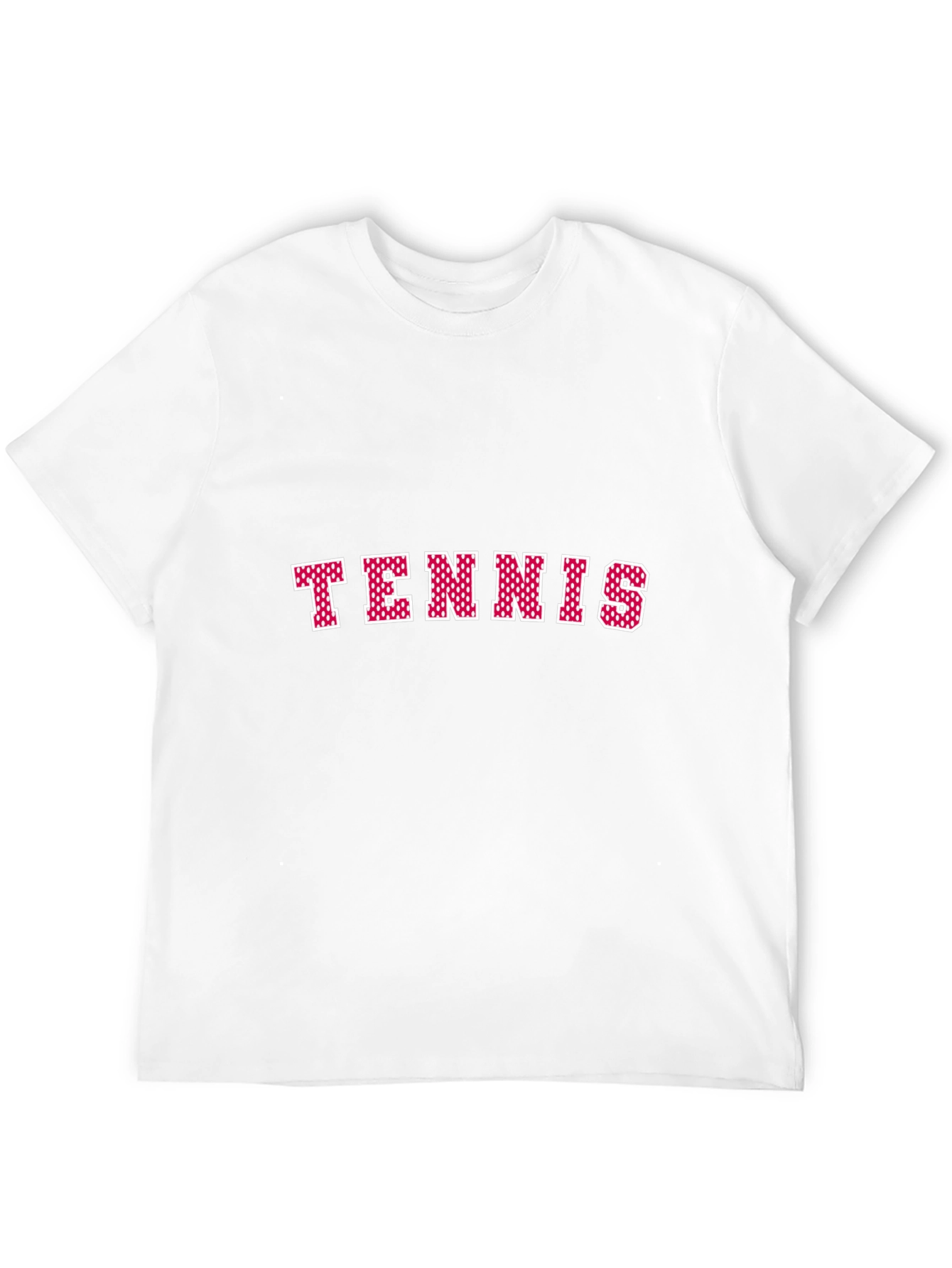 Tennis Black Graphic T-Shirt