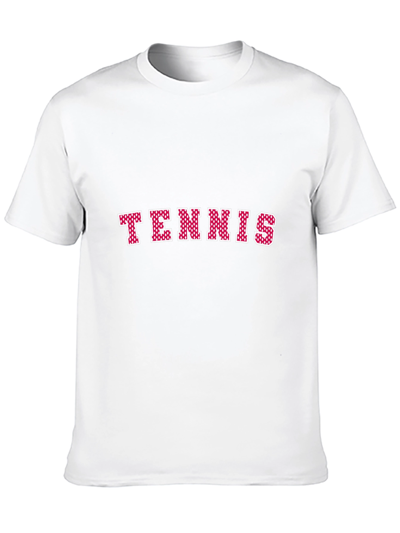 Tennis Black Graphic T-Shirt