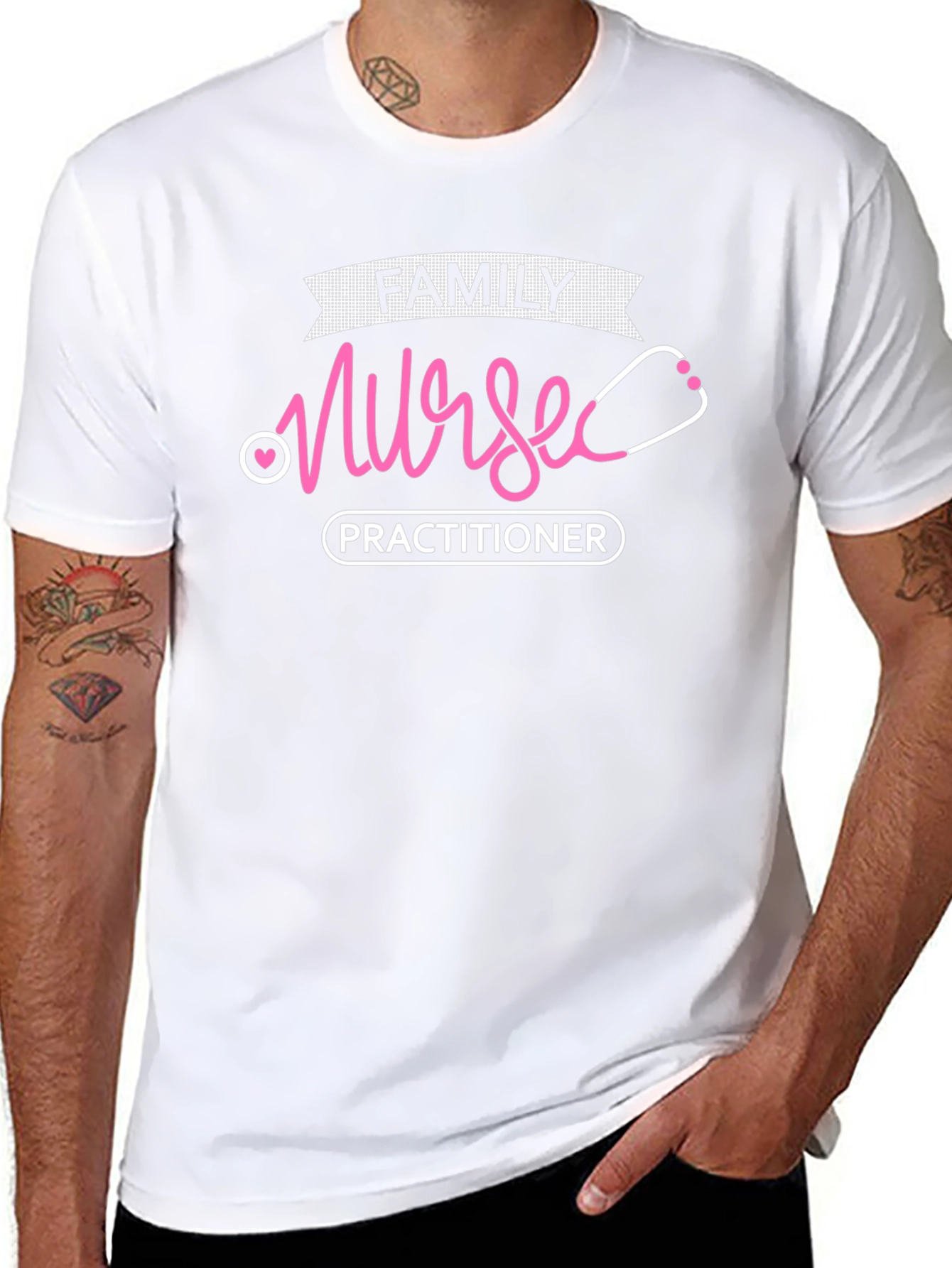 Family Nurse Practitioner Black T-Shirt