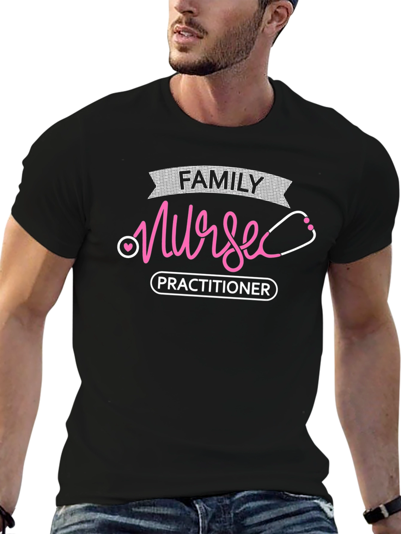 Family Nurse Practitioner Black T-Shirt