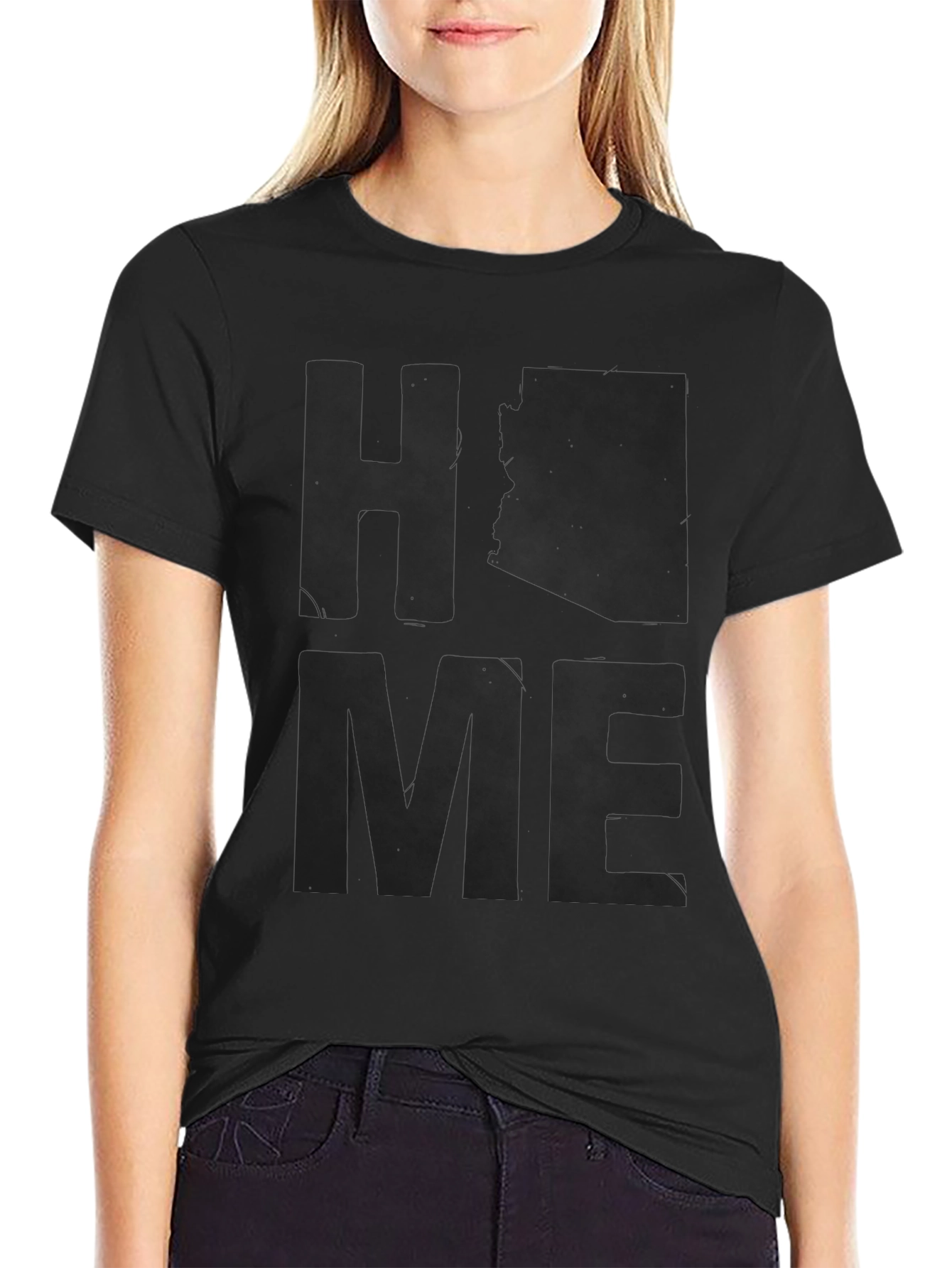 Arizona Home State T-Shirt - Unisex Black Tee