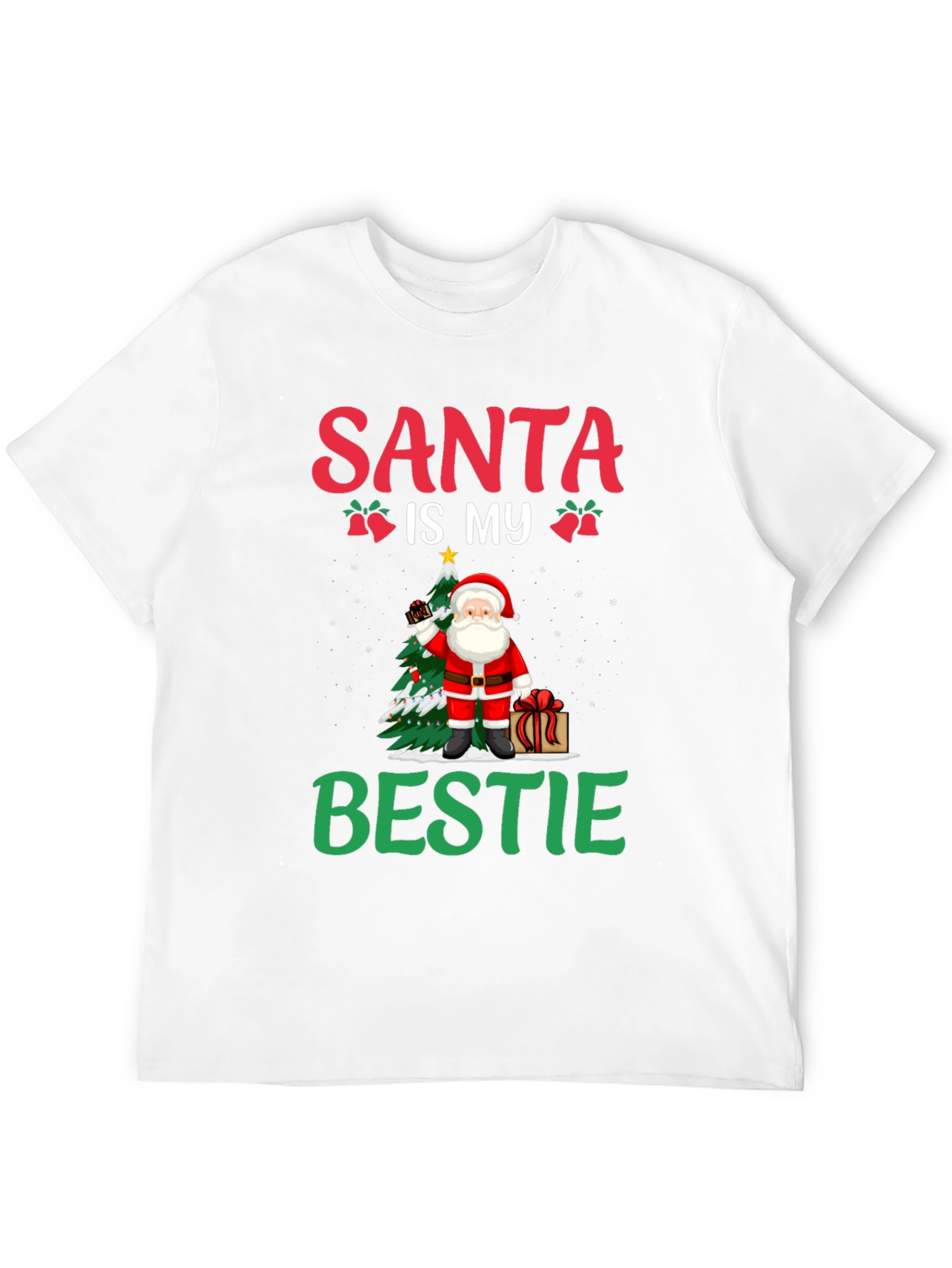 Santa Is My Bestie Graphic Tee