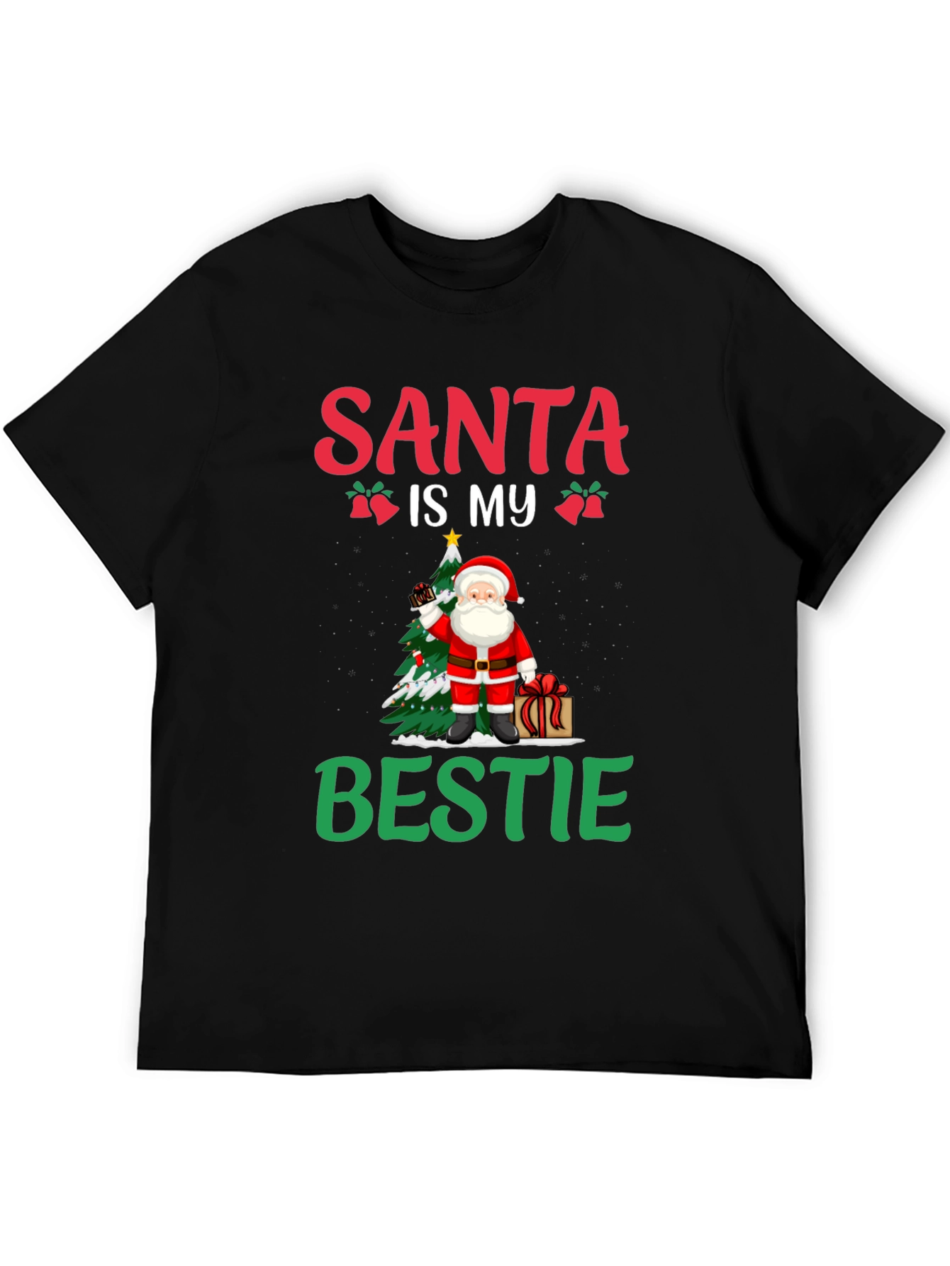 Santa Is My Bestie Graphic Tee