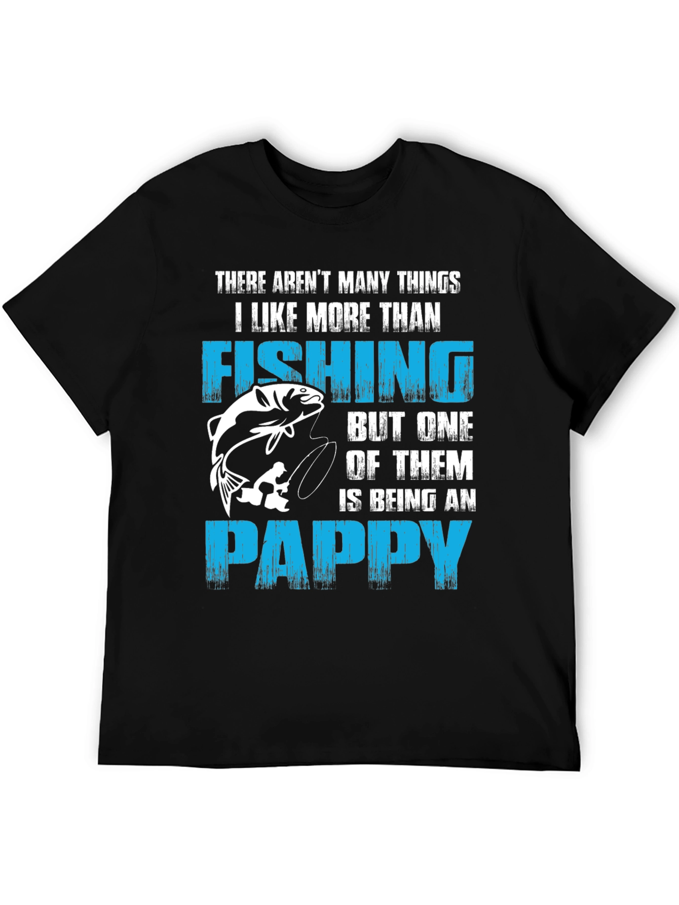 Fishing Pappy Graphic T-Shirt - Gift for Grandpas