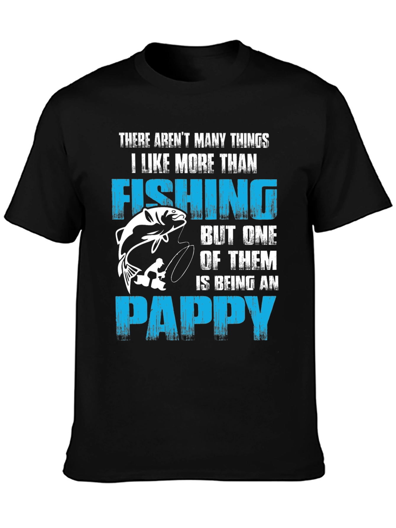 Fishing Pappy Graphic T-Shirt - Gift for Grandpas