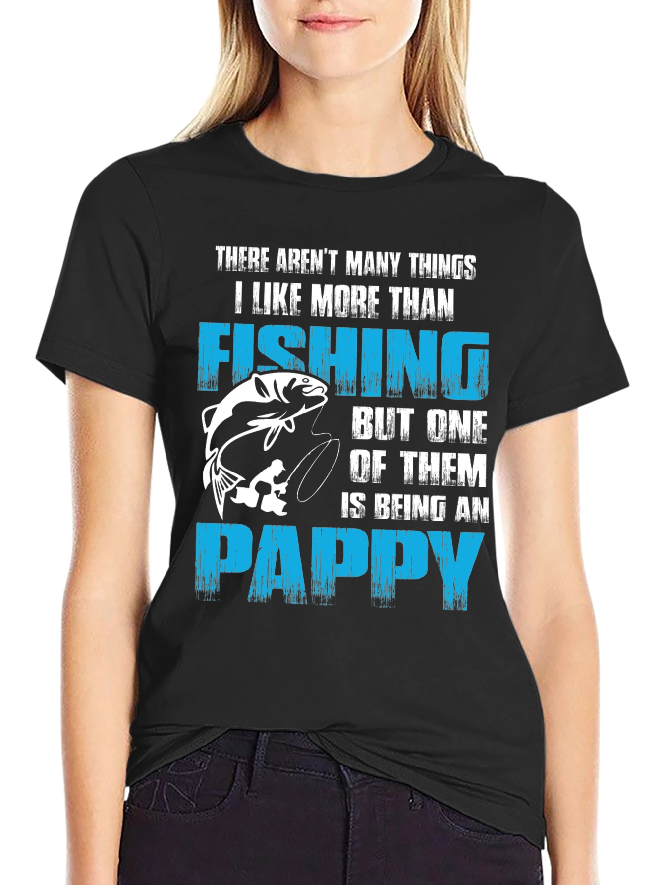 Fishing Pappy Graphic T-Shirt - Gift for Grandpas