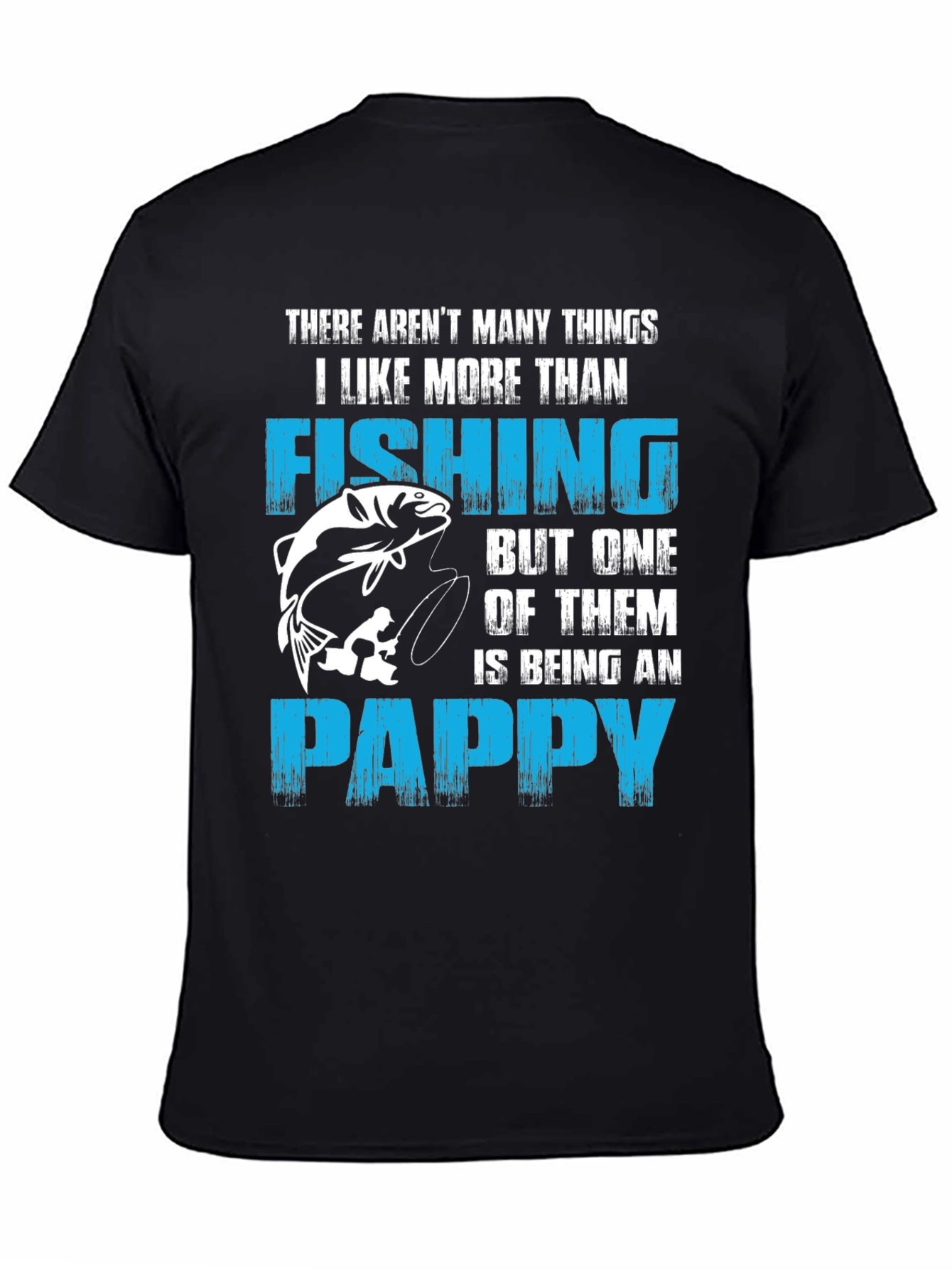 Fishing Pappy Graphic T-Shirt - Gift for Grandpas