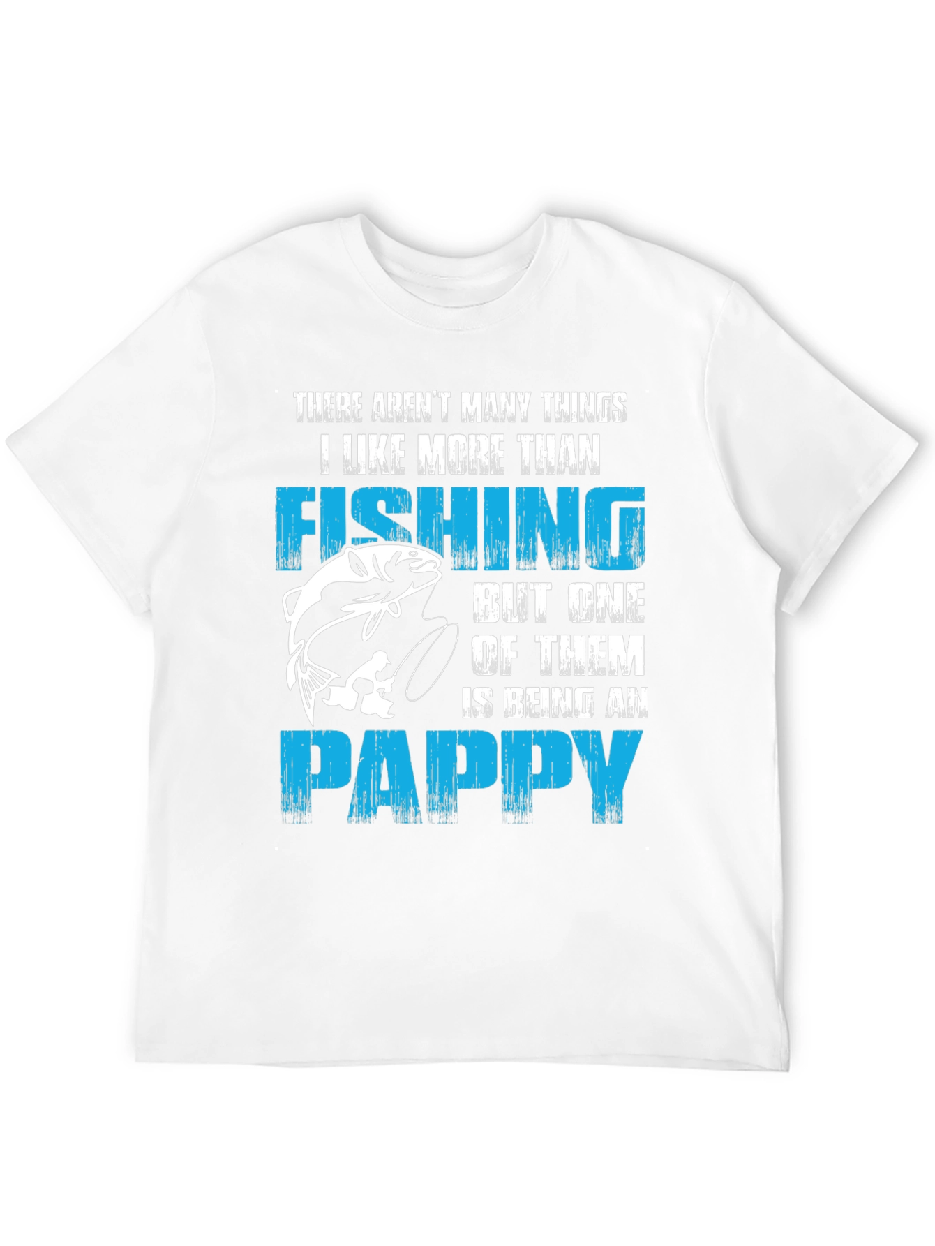 Fishing Pappy Graphic T-Shirt - Gift for Grandpas