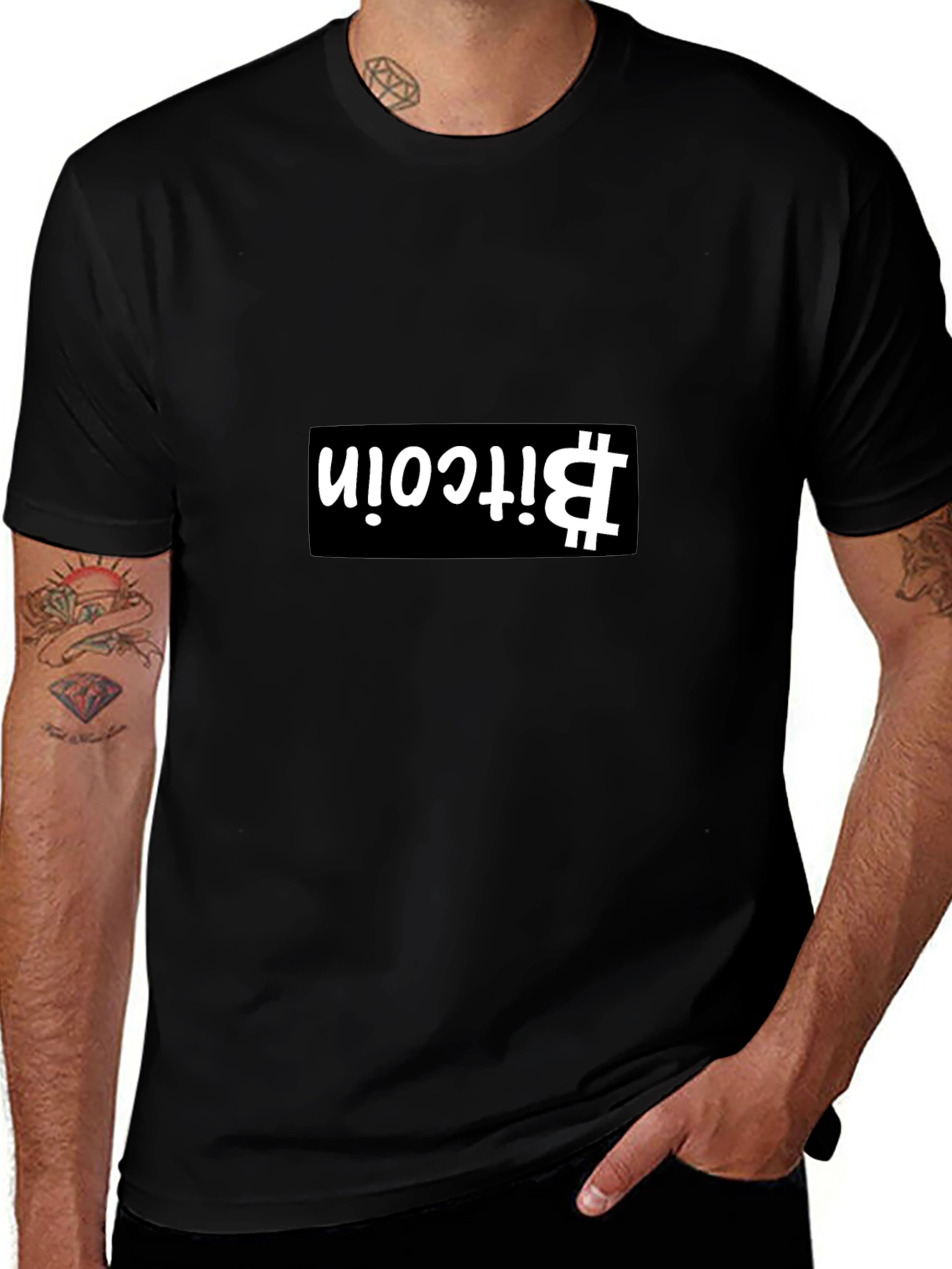Bitcoin Black Graphic Tee