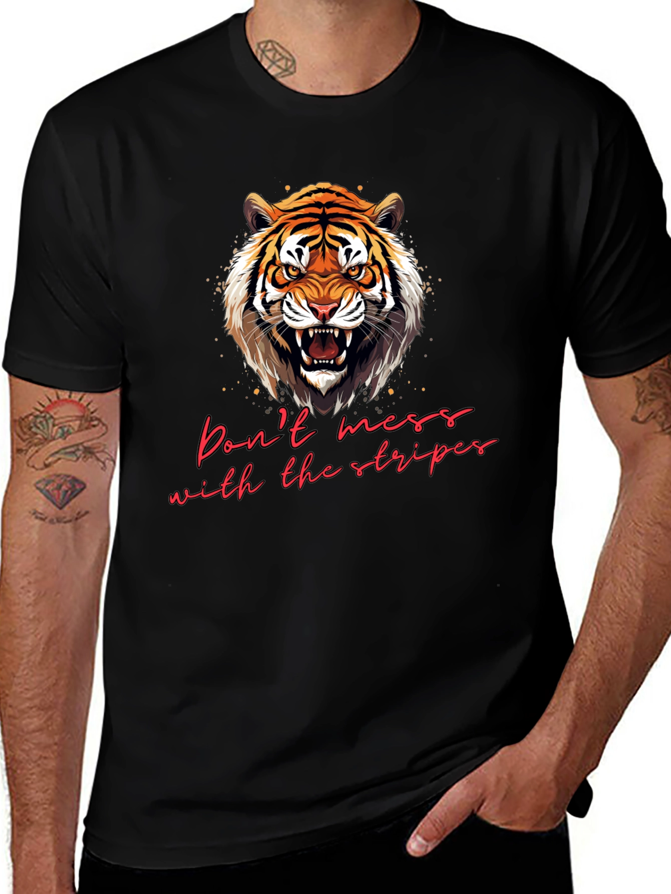 Tiger Stripes Graphic Tee - Fierce Fashion