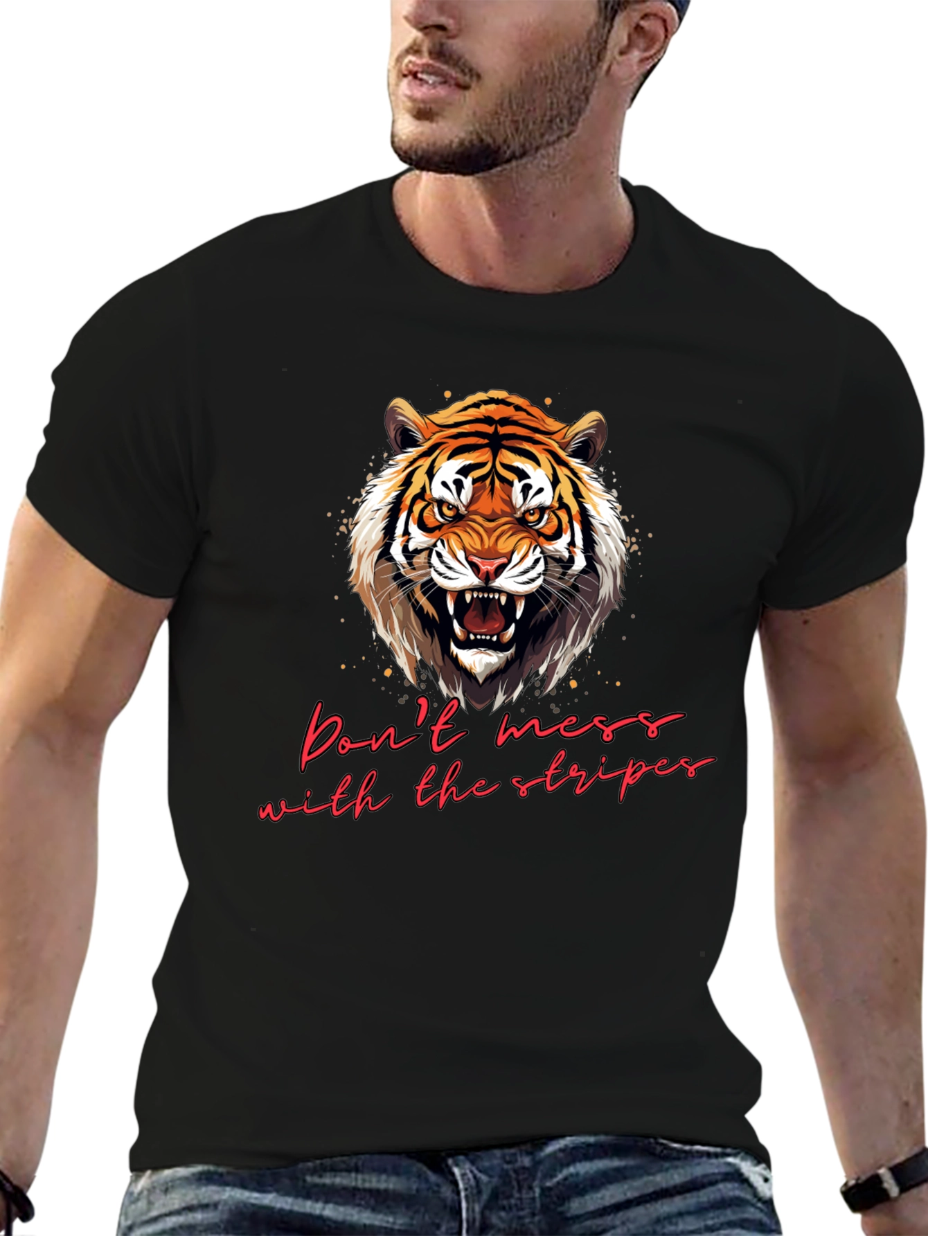 Tiger Stripes Graphic Tee - Fierce Fashion