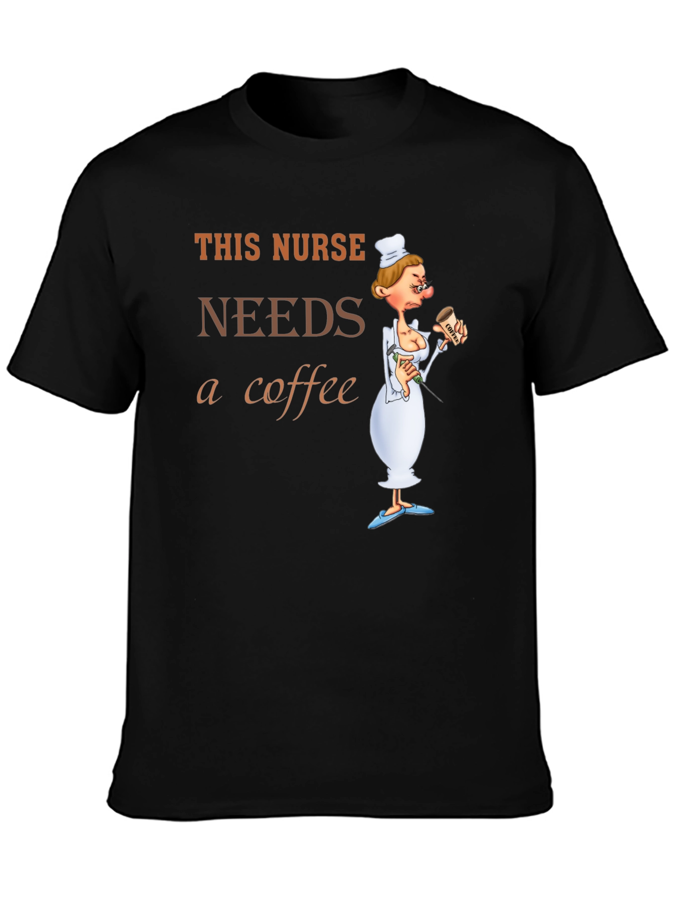 This Nurse Needs Coffee T-Shirt Funny Gift