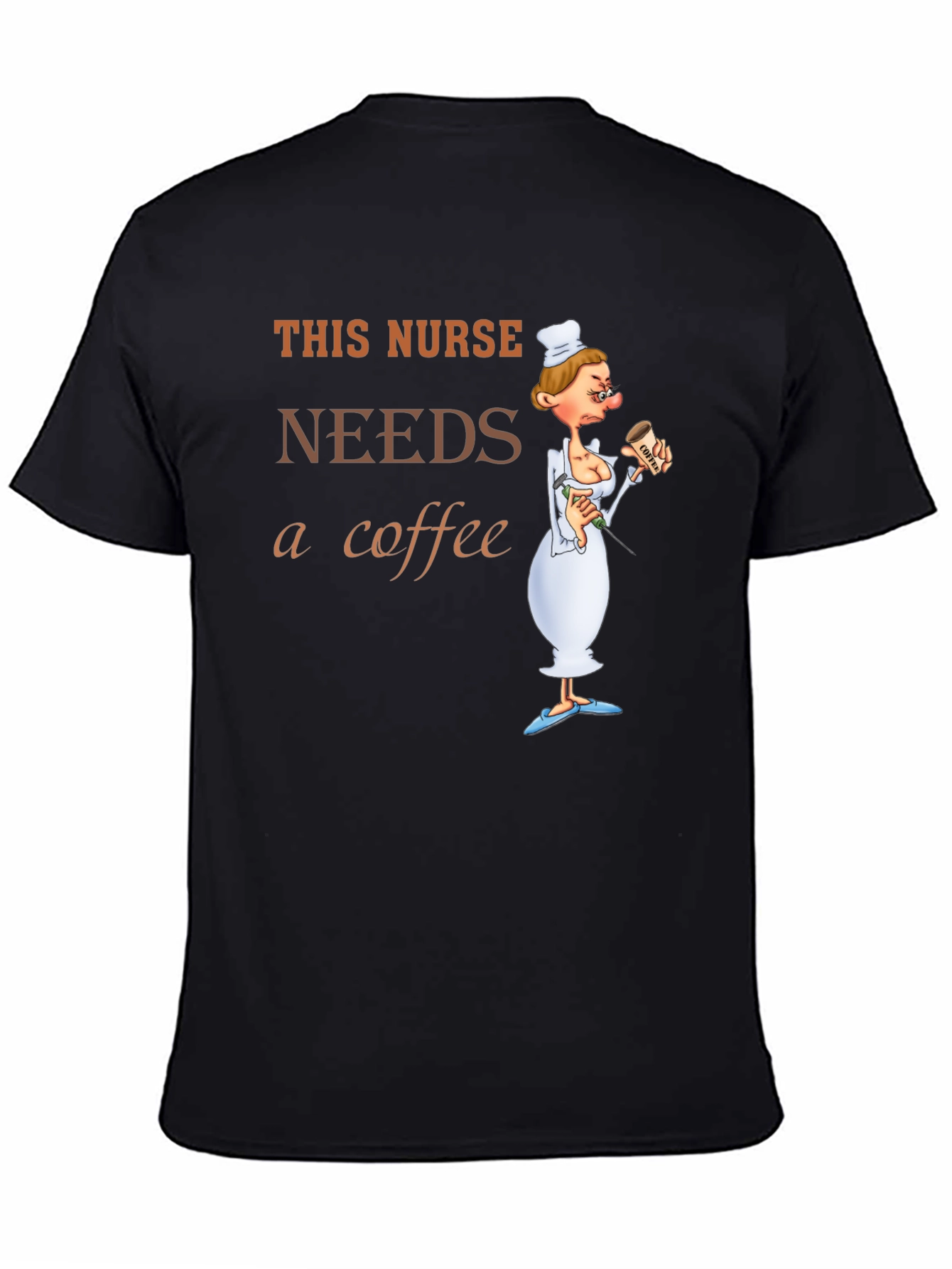 This Nurse Needs Coffee T-Shirt Funny Gift
