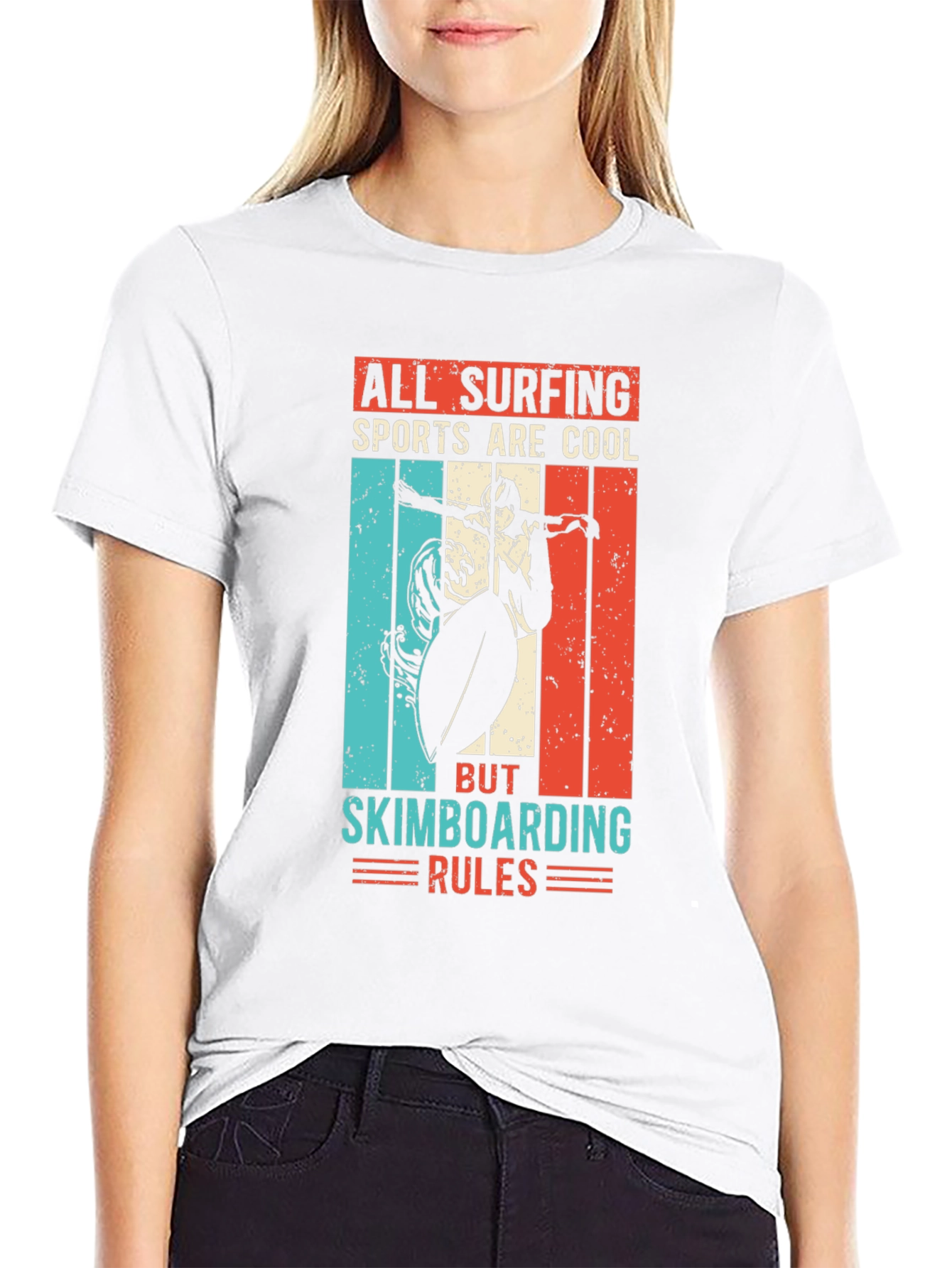 All Surfing Sports Are Cool Skimboarding Rules T-Shirt