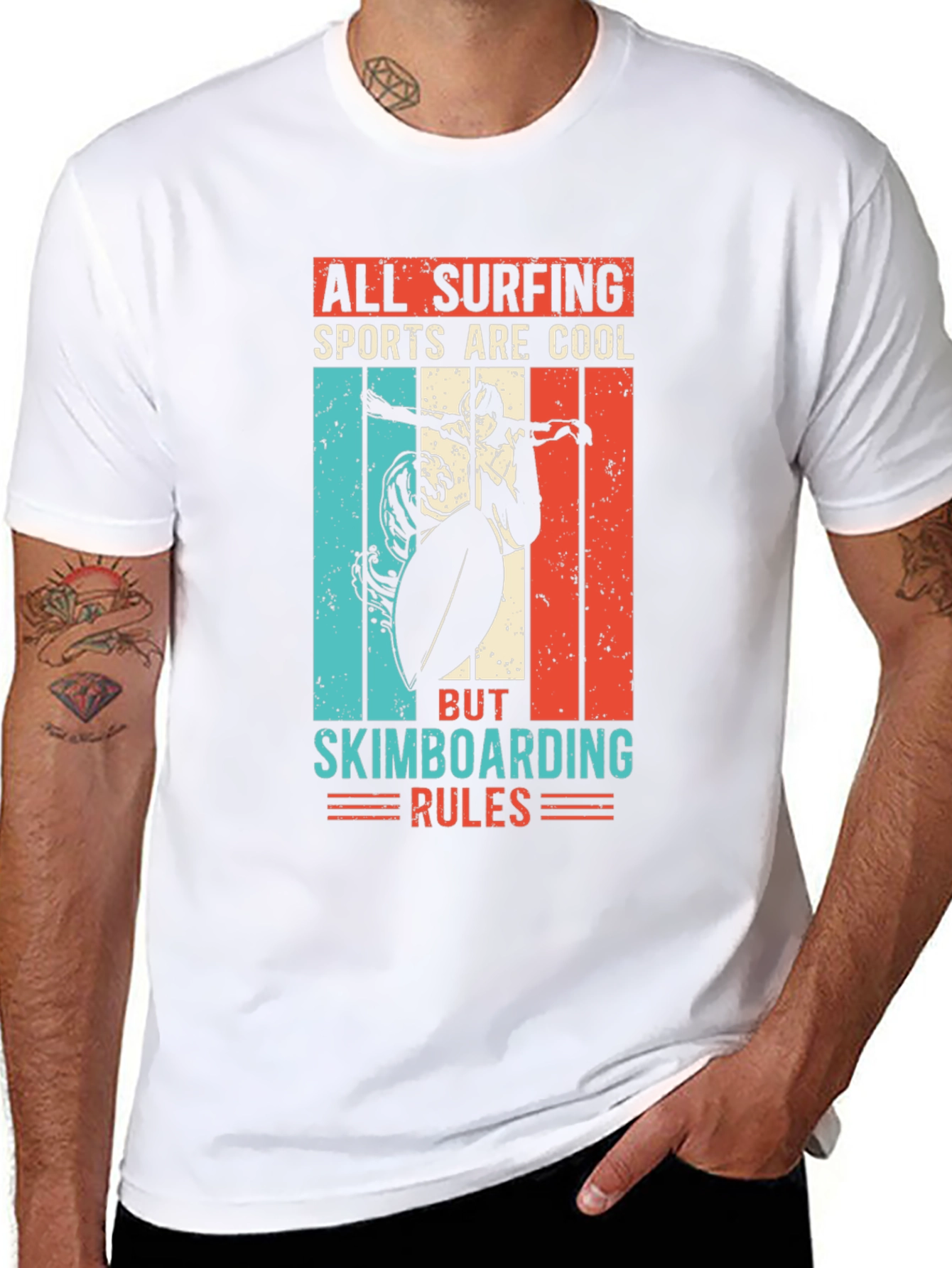All Surfing Sports Are Cool Skimboarding Rules T-Shirt