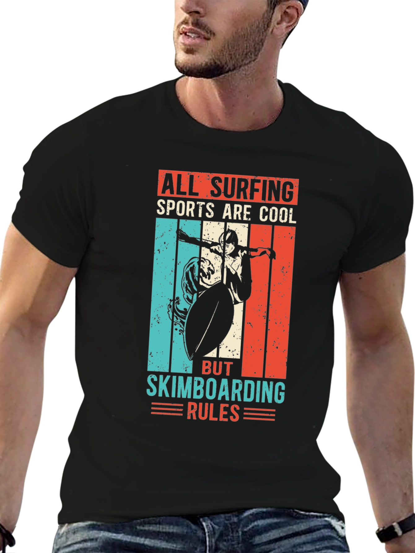 All Surfing Sports Are Cool Skimboarding Rules T-Shirt