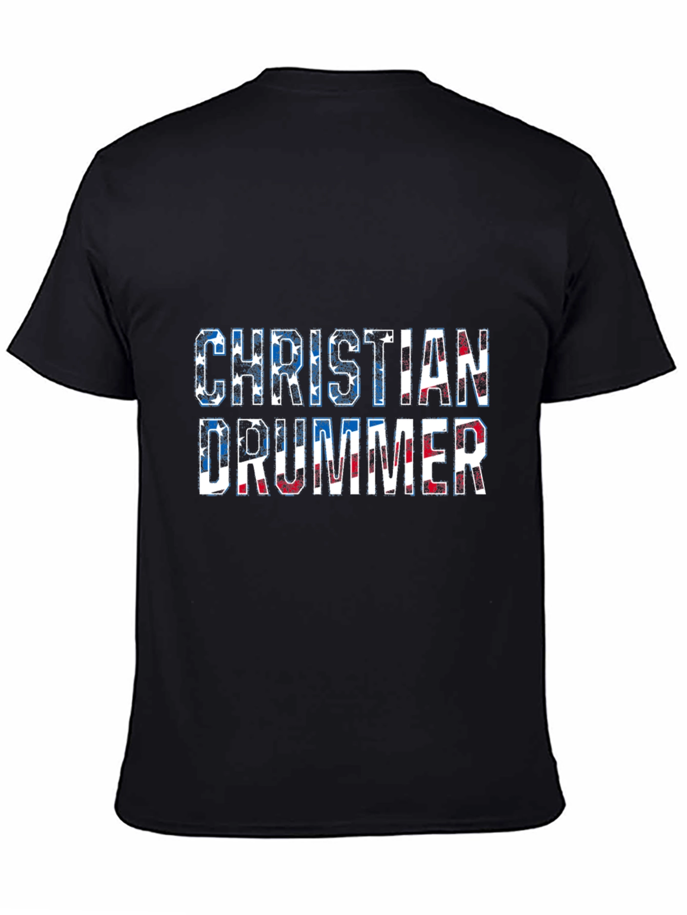 Christian Drummer Graphic T-Shirt