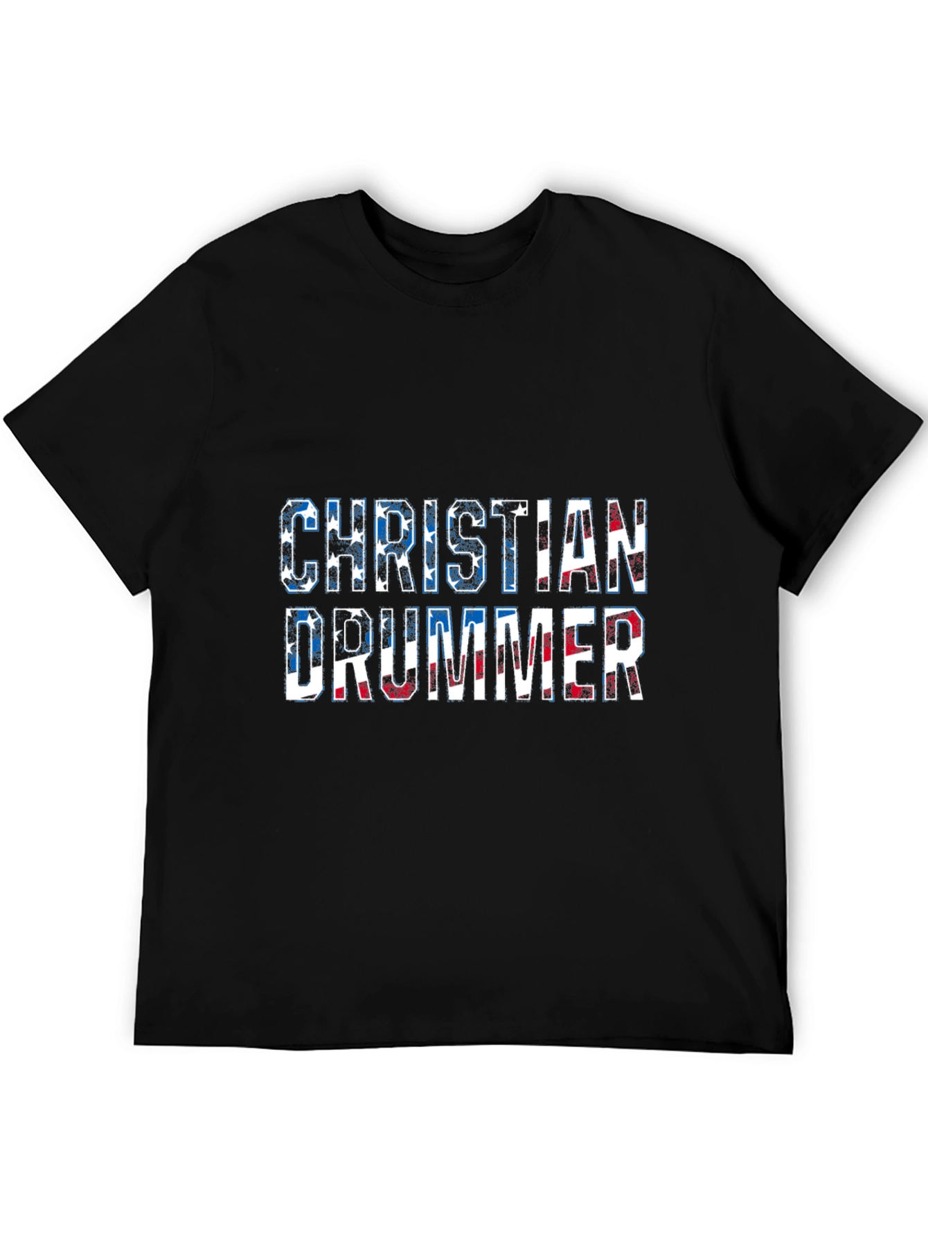 Christian Drummer Graphic T-Shirt