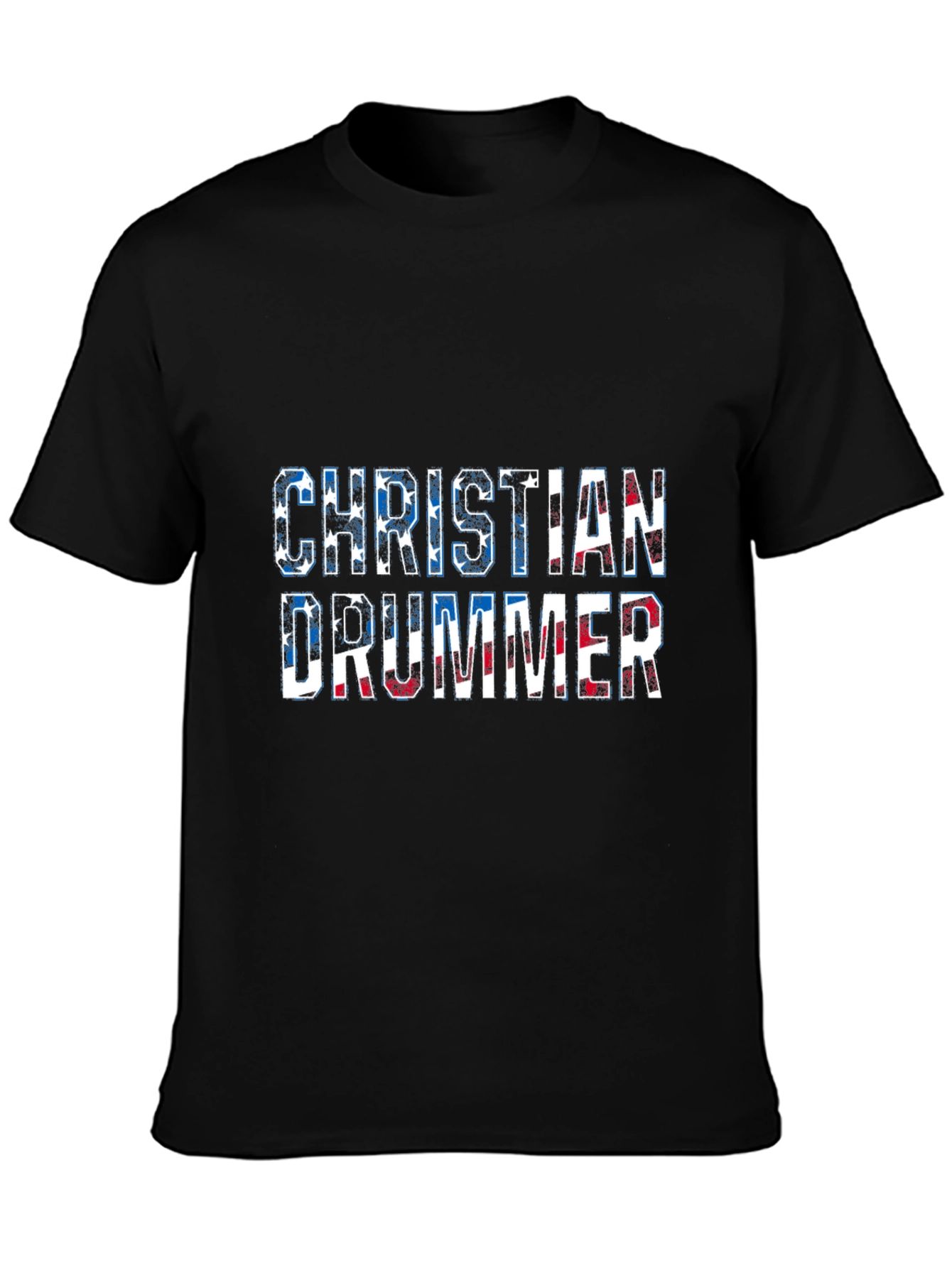 Christian Drummer Graphic T-Shirt