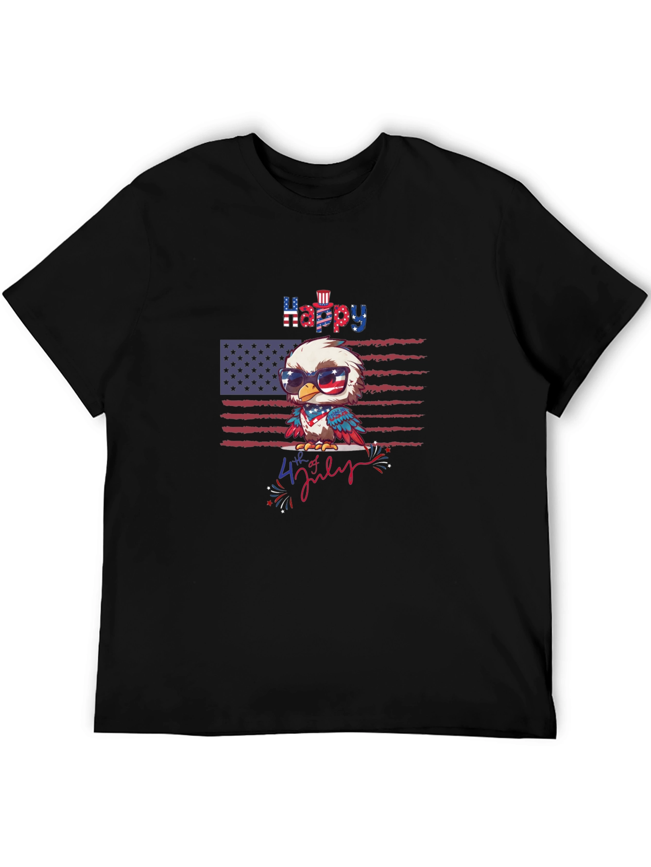Patriotic Eagle 4th of July Graphic Tee