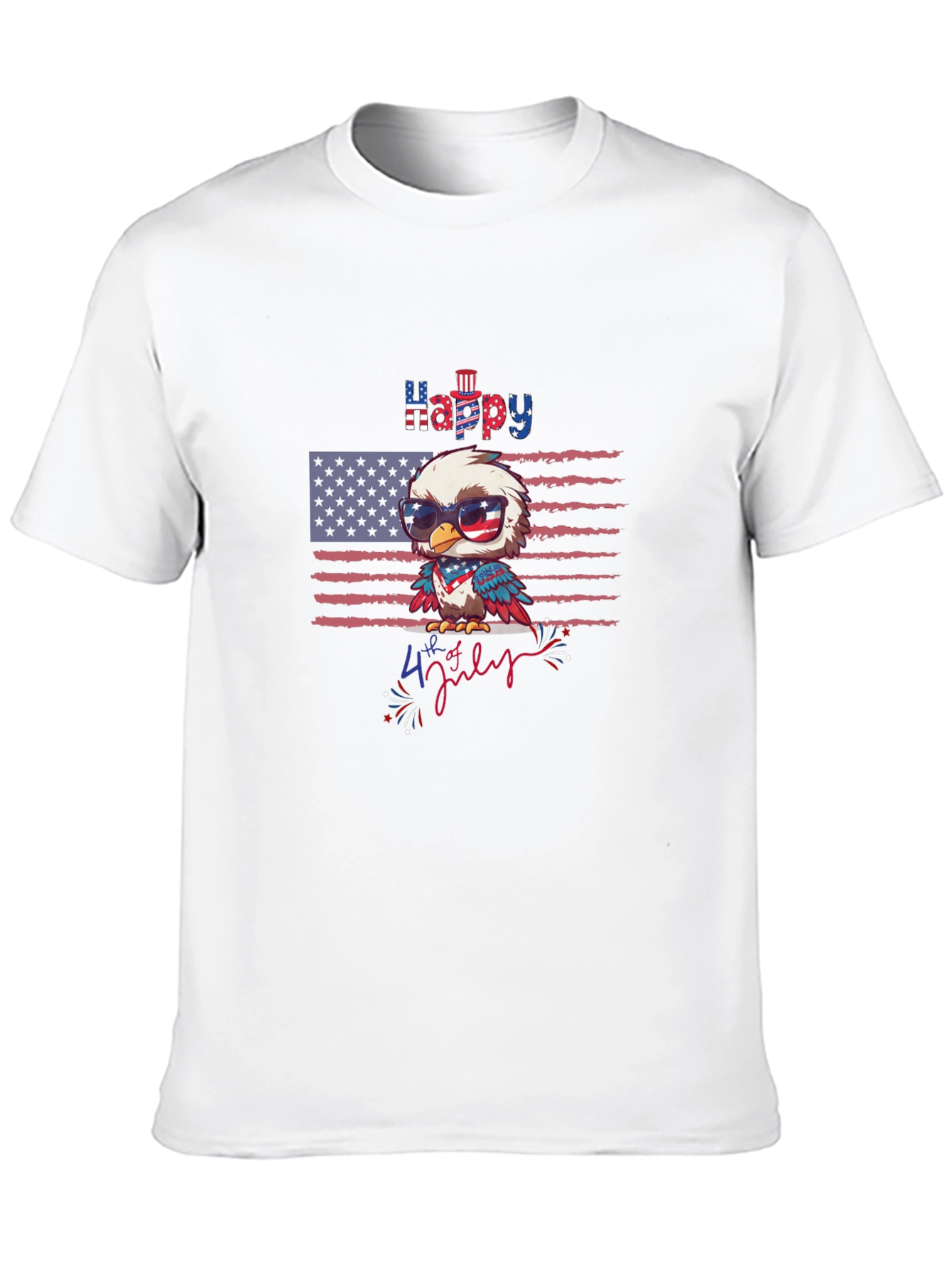 Patriotic Eagle 4th of July Graphic Tee