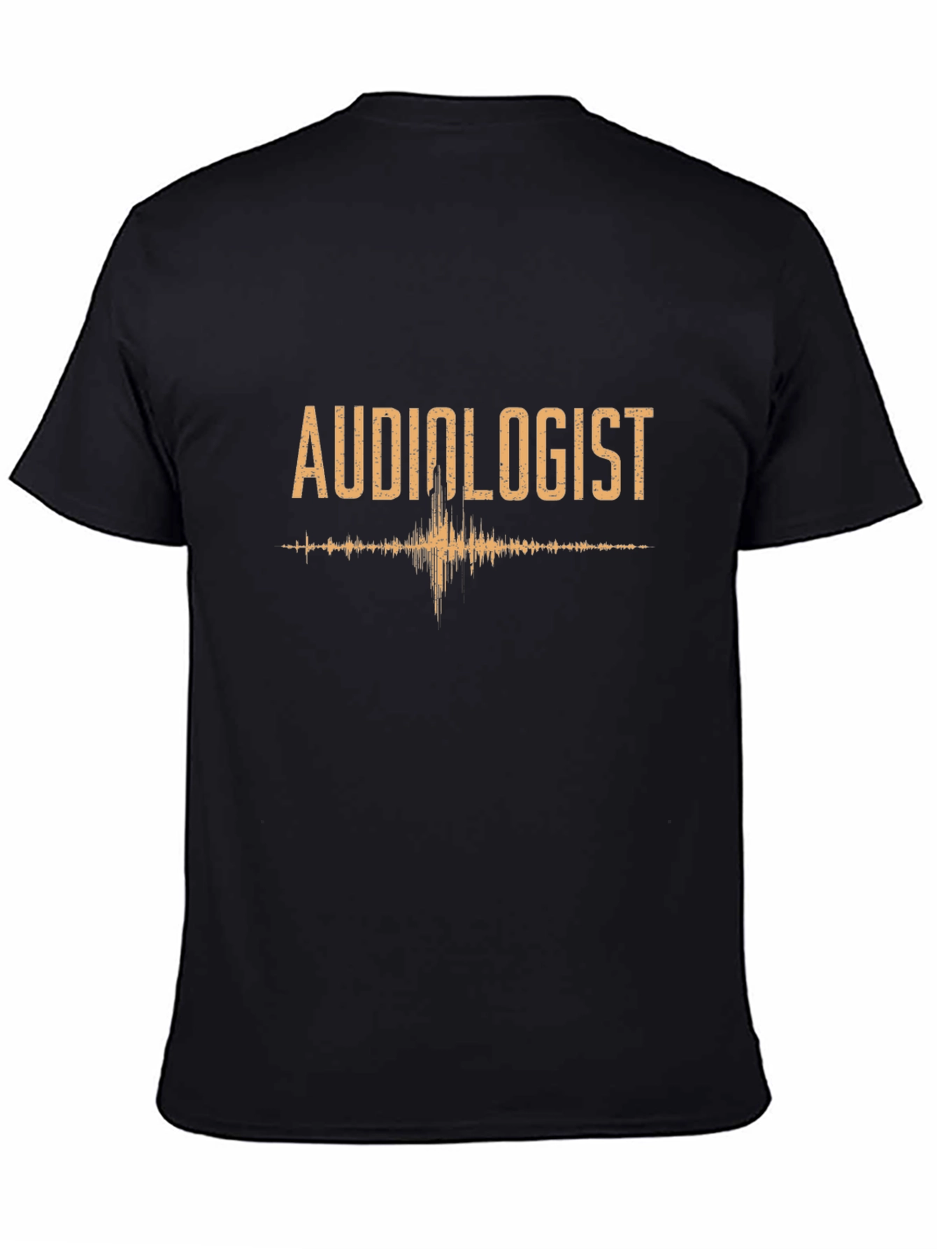 Audiologist Graphic Tee - Black Cotton T-Shirt