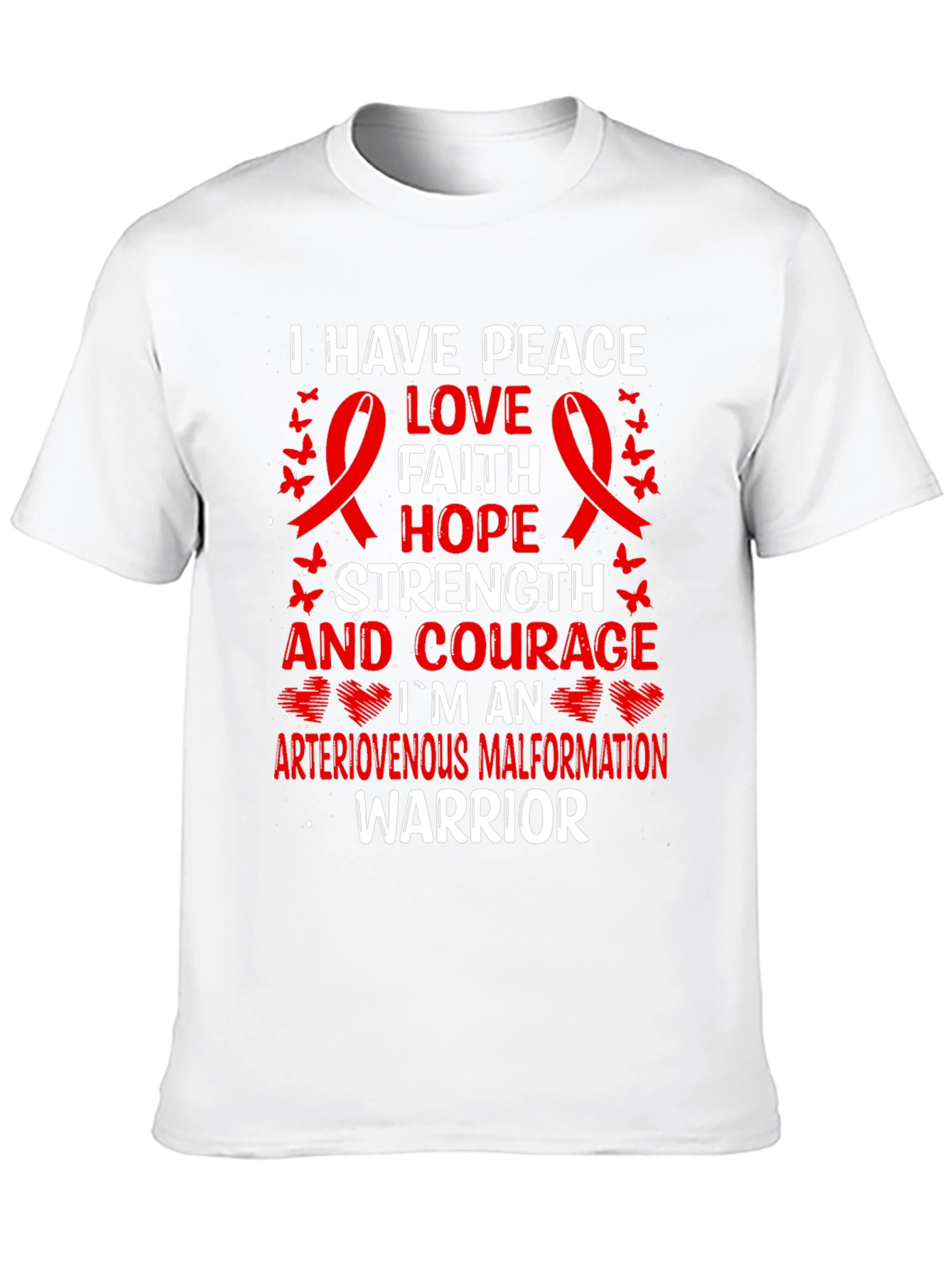 Arteriovenous Malformation Warrior T-Shirt