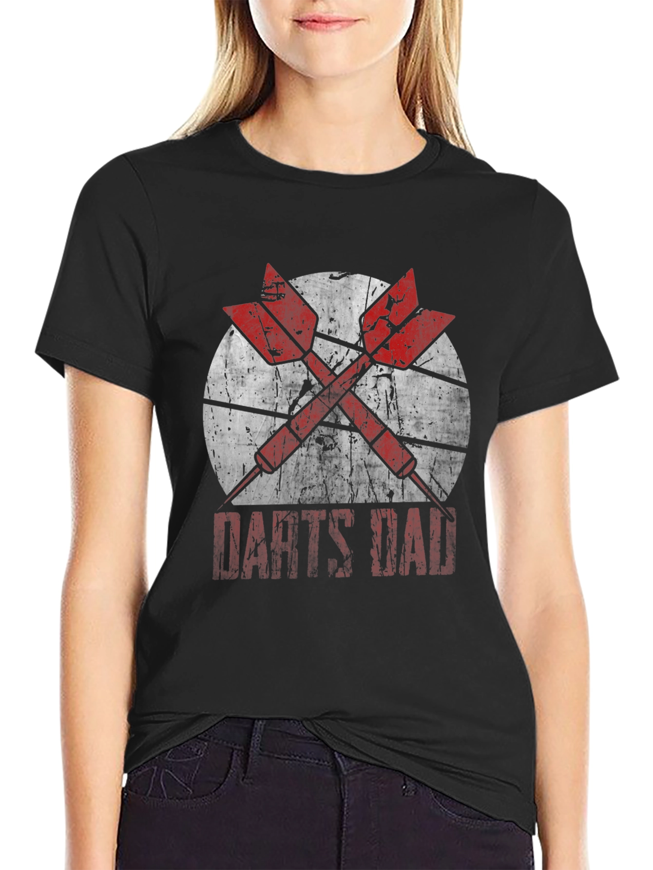 Darts Dad T-Shirt - Cool Graphic Tee