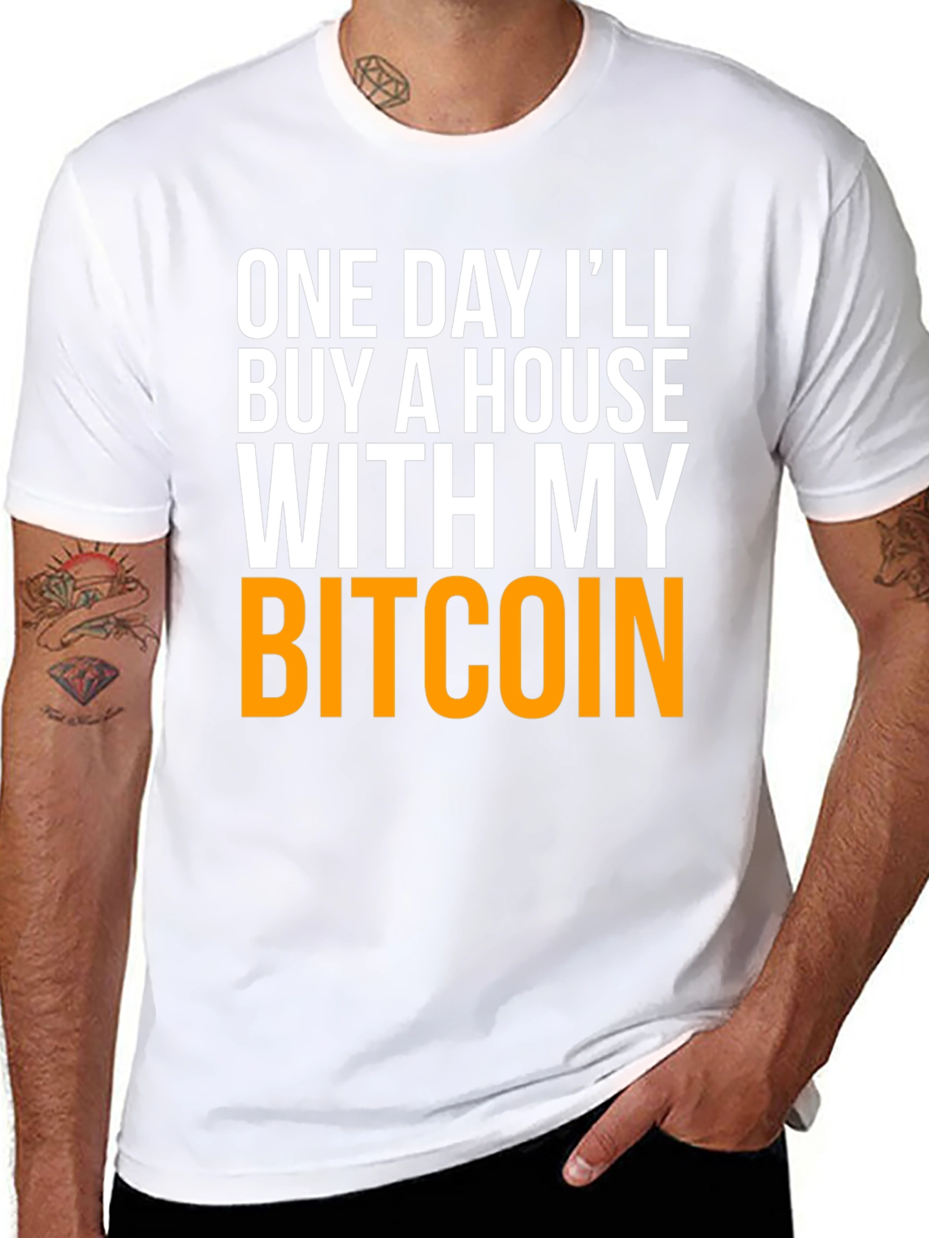 Bitcoin House T-Shirt - Crypto Investor Tee
